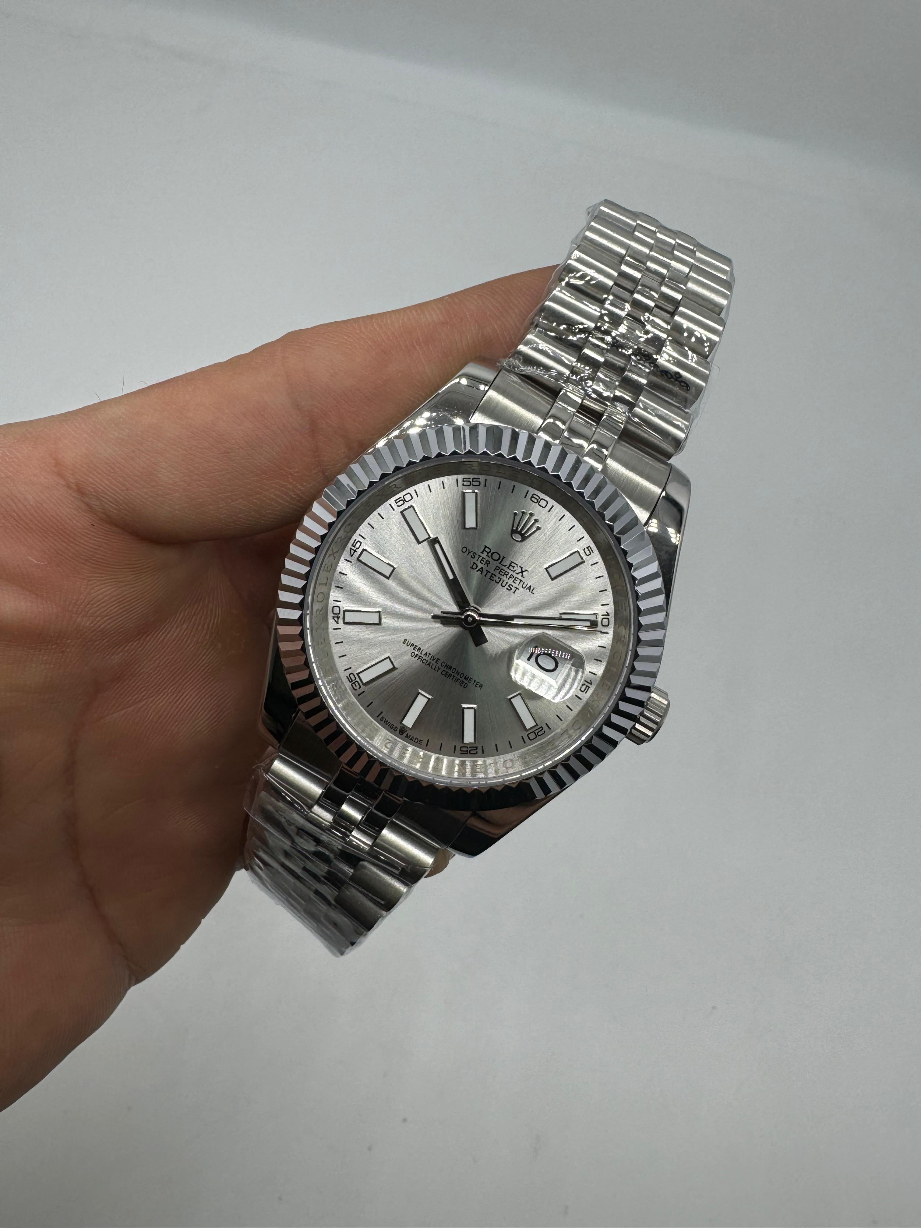 Rolex Datejust Esfera Gris — Rolex