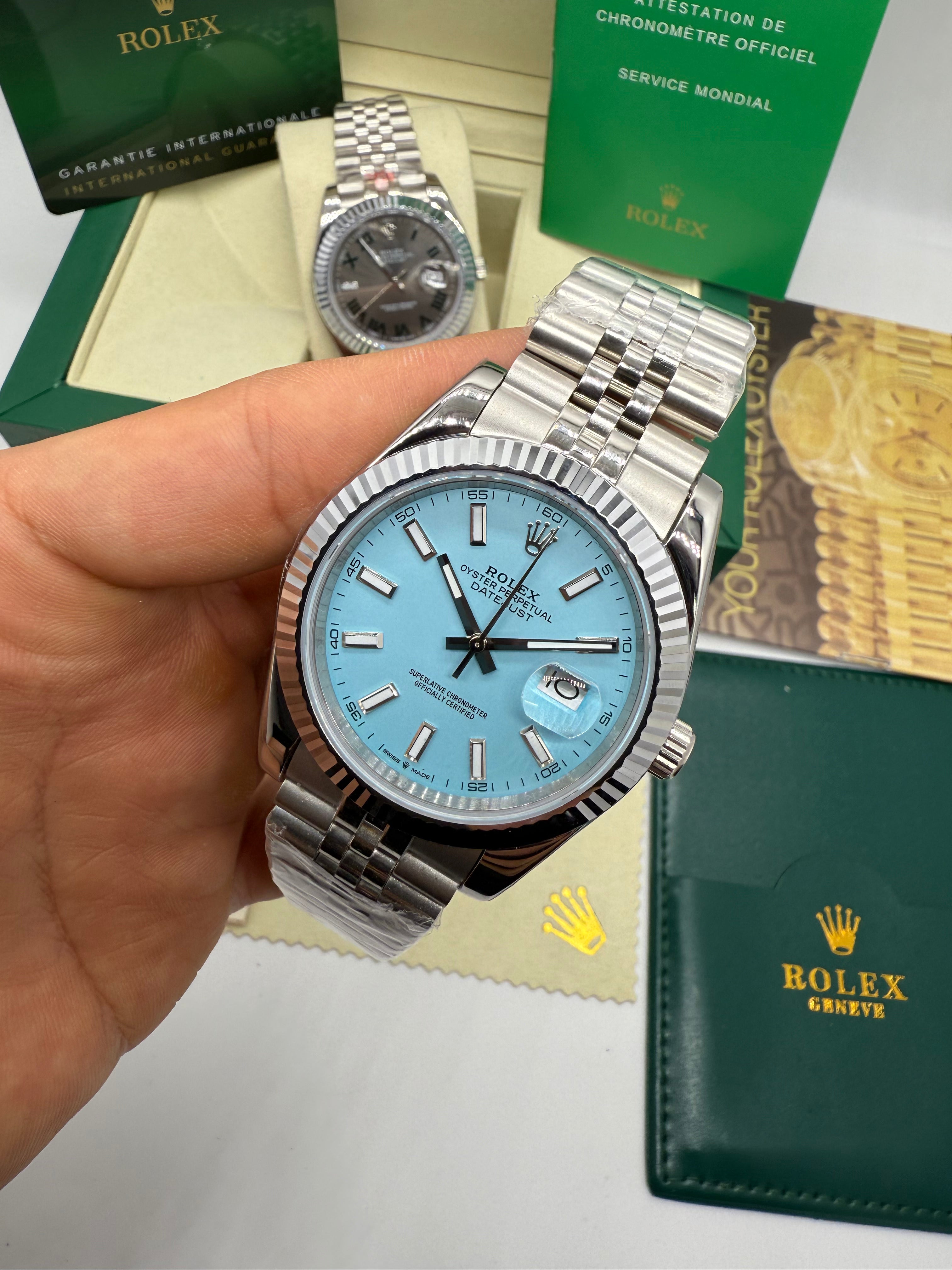 Rolex Oyster Perpetual Datejust 41 Ice Blue — Rolex