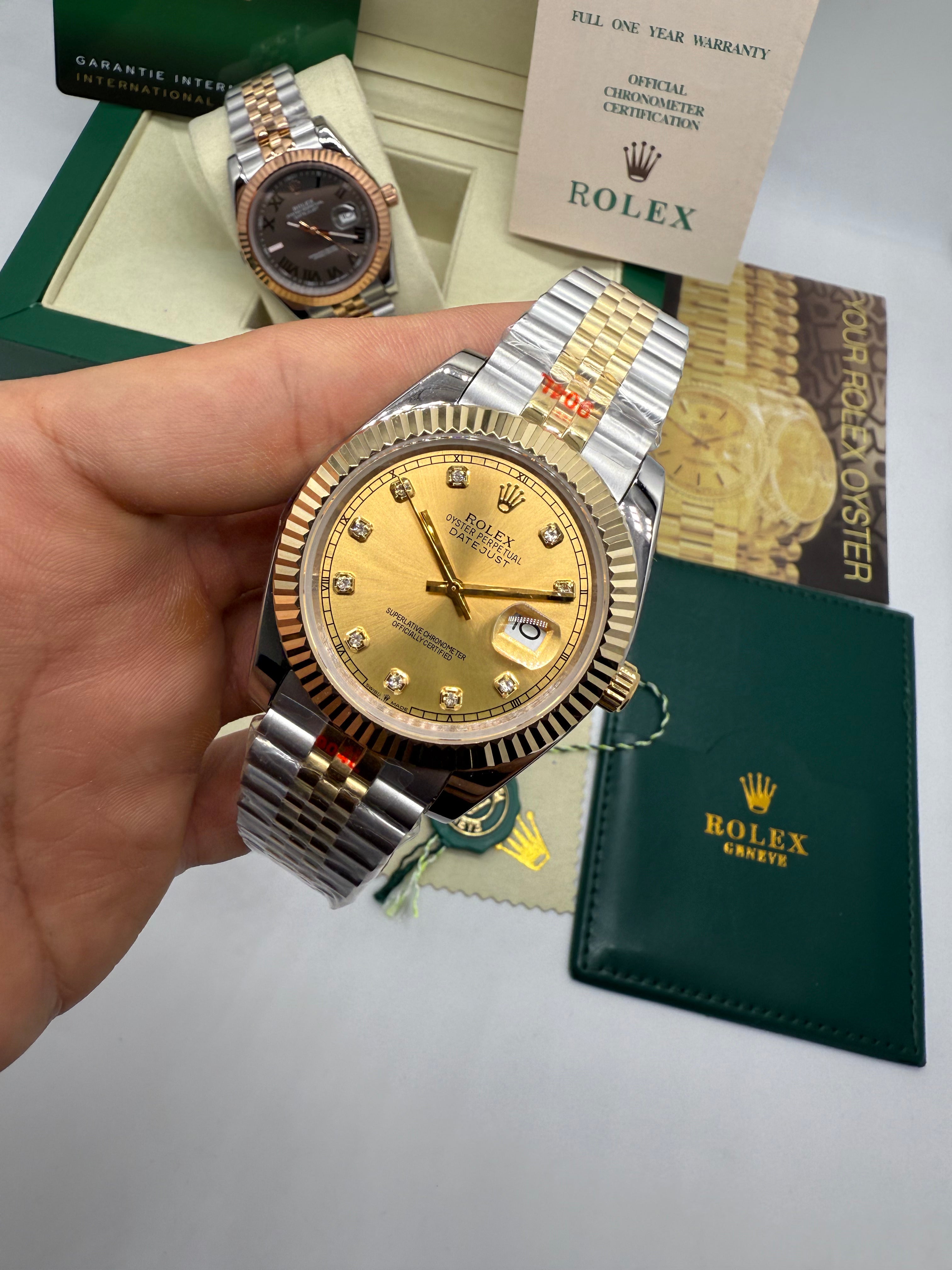 Rolex Oyster Perpetual Datejust 41 Yellow Gold — Rolex