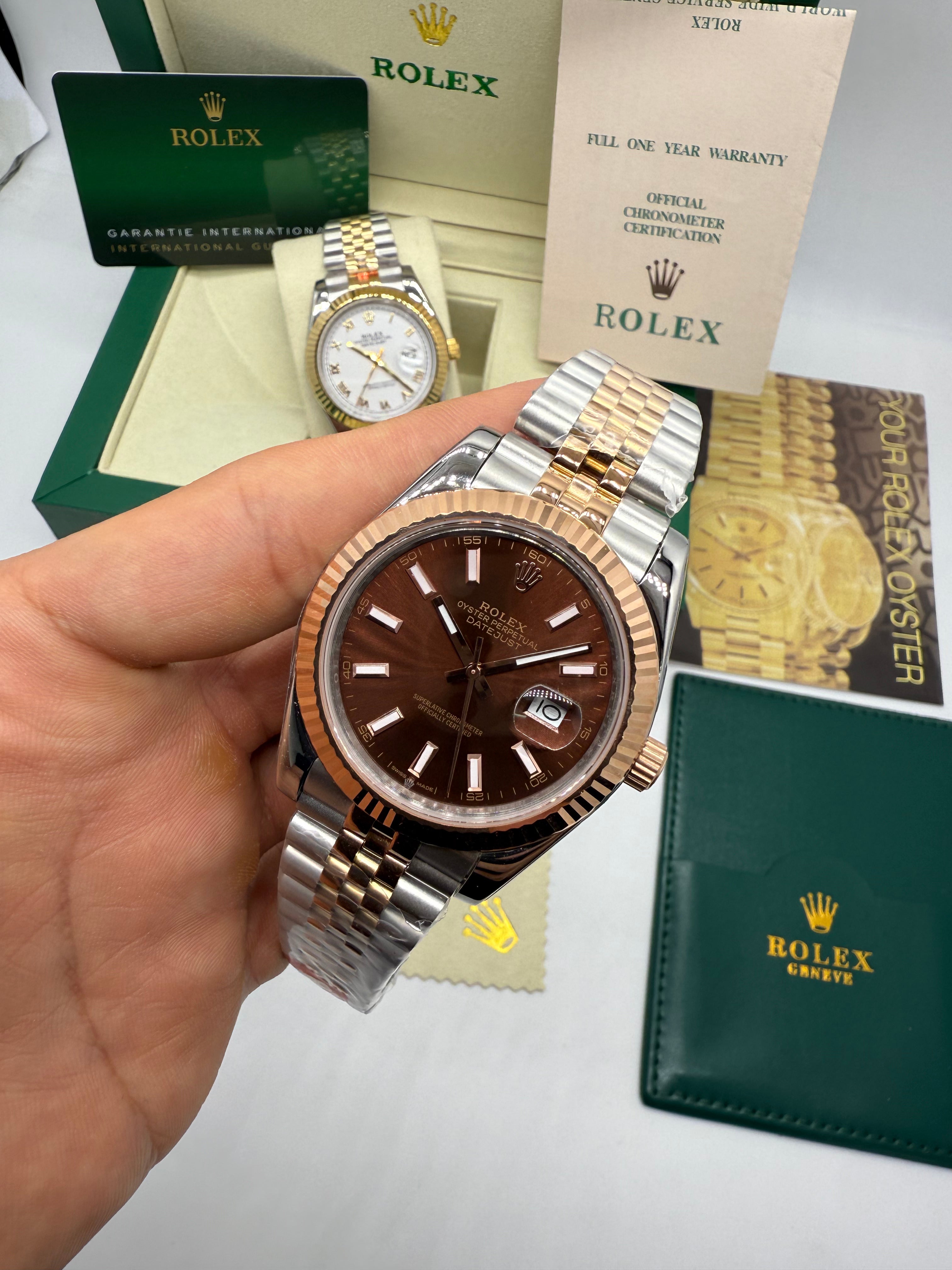 Rolex Datejust 41 Rolesor Everose “Sunburst” — Rolex