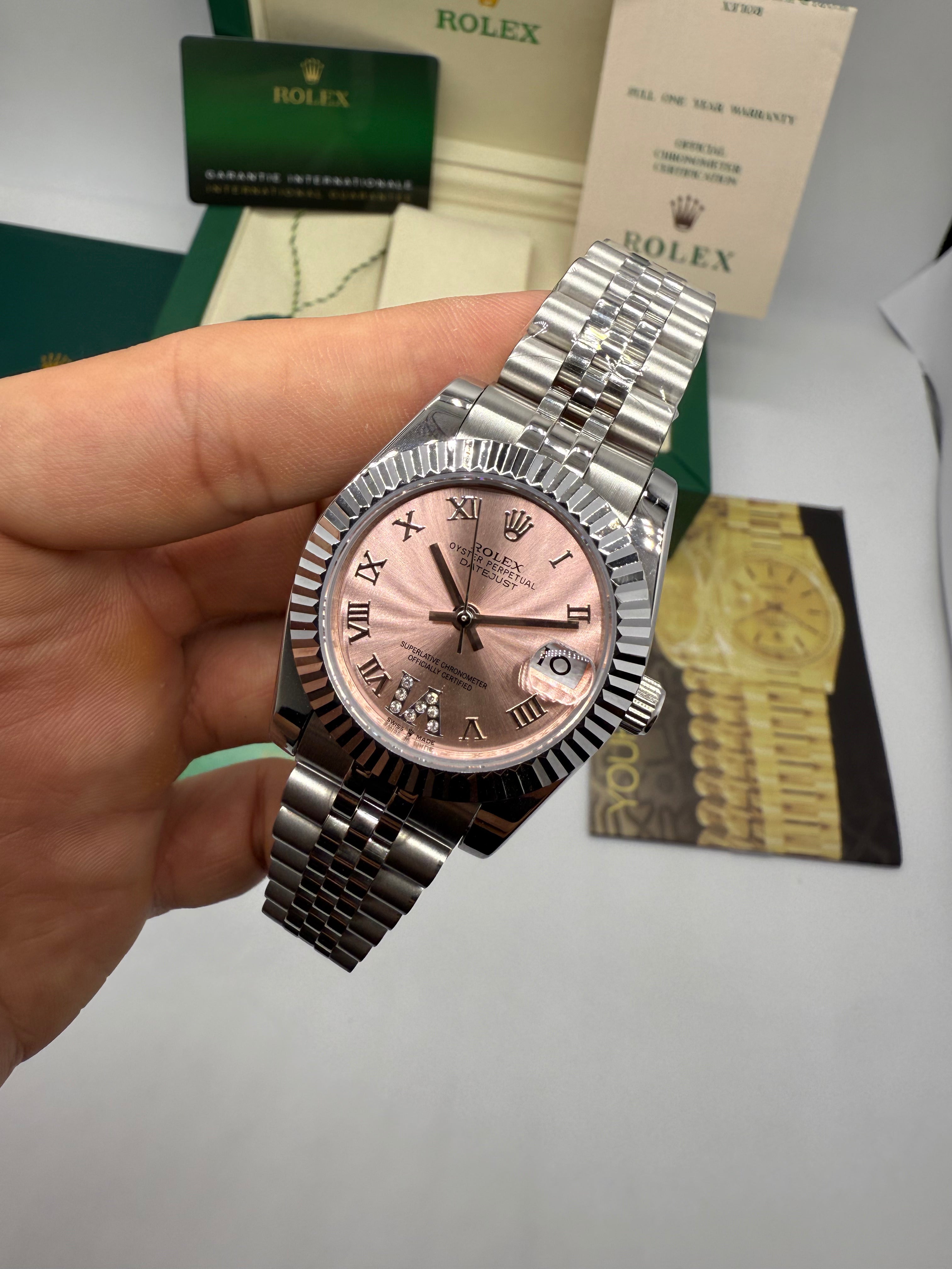 Rolex Oyster Perpetual Datejust 41 Pink Dial — Rolex