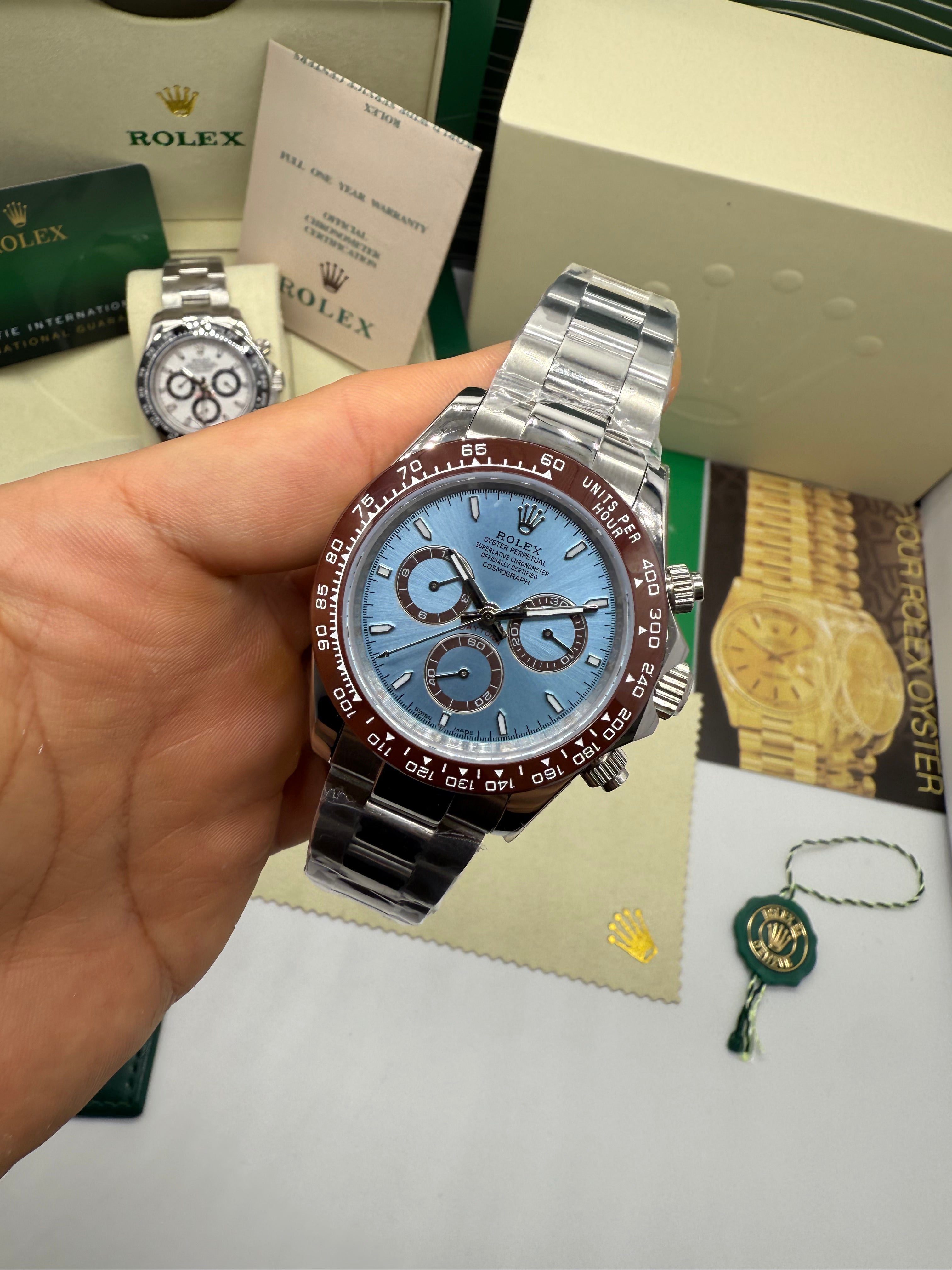 Rolex Cosmograph Daytona “Platona” Ice Blue — Rolex