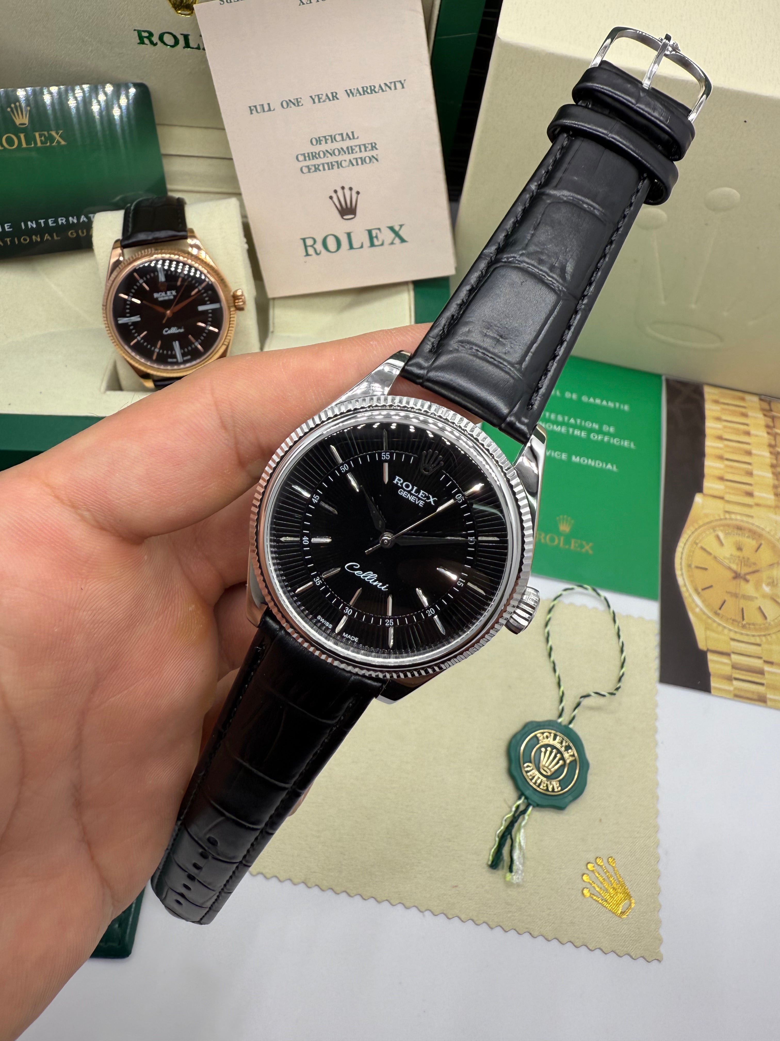 Rolex Cellini Time Black Sphere — Rolex