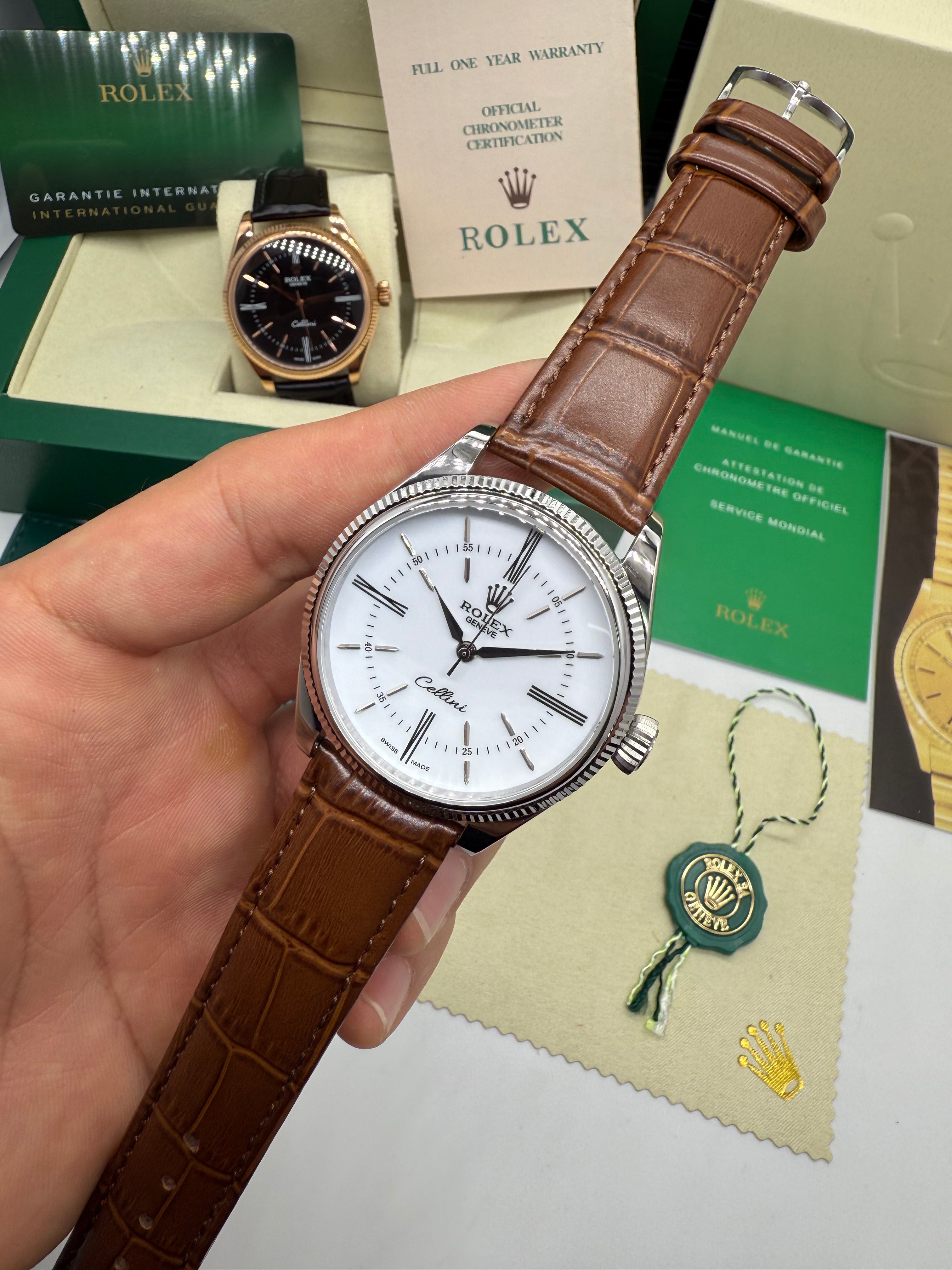 Rolex Cellini Time White Sphere — Rolex