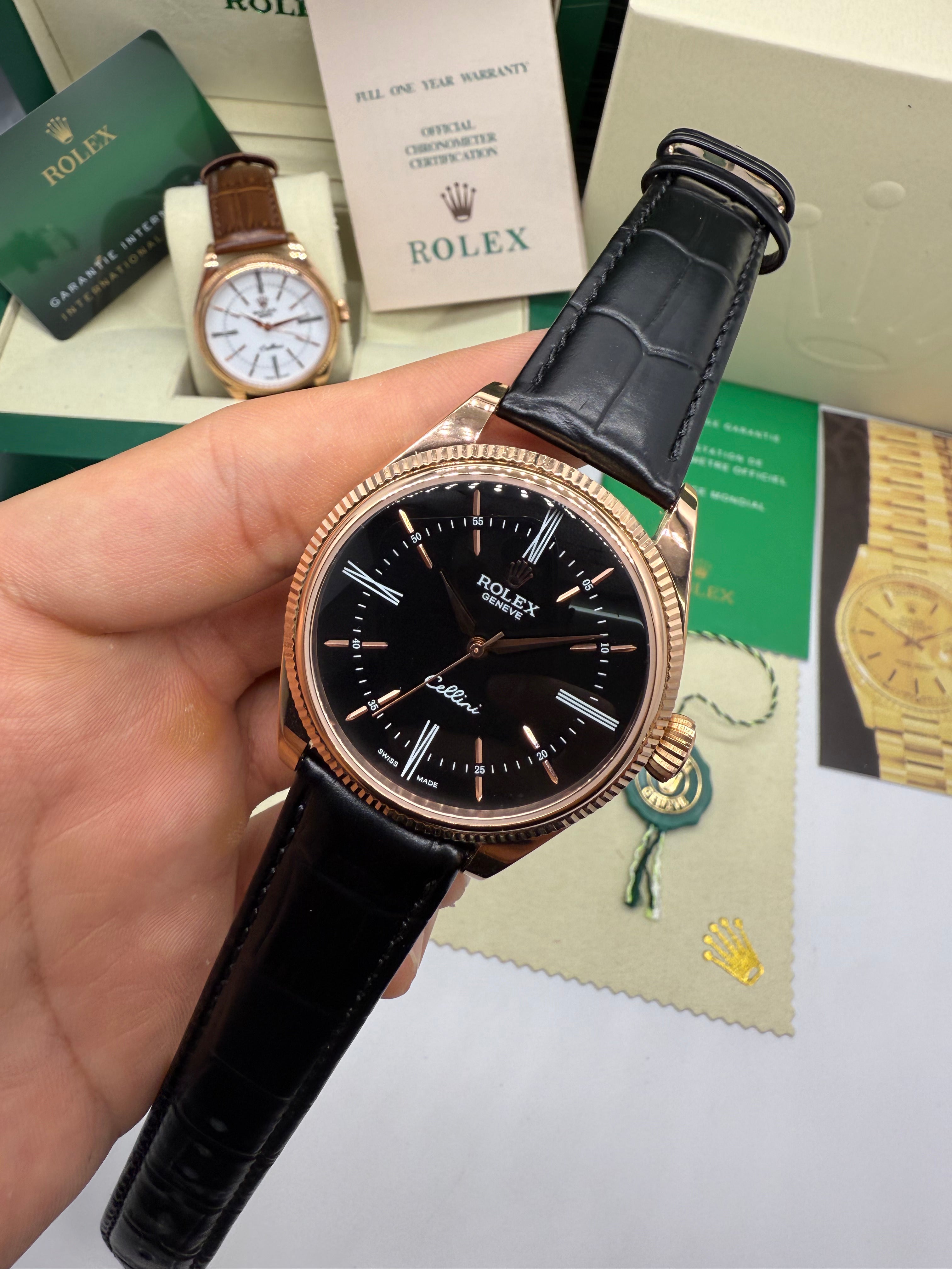 Rolex Cellini Time Sphere Black — Rolex