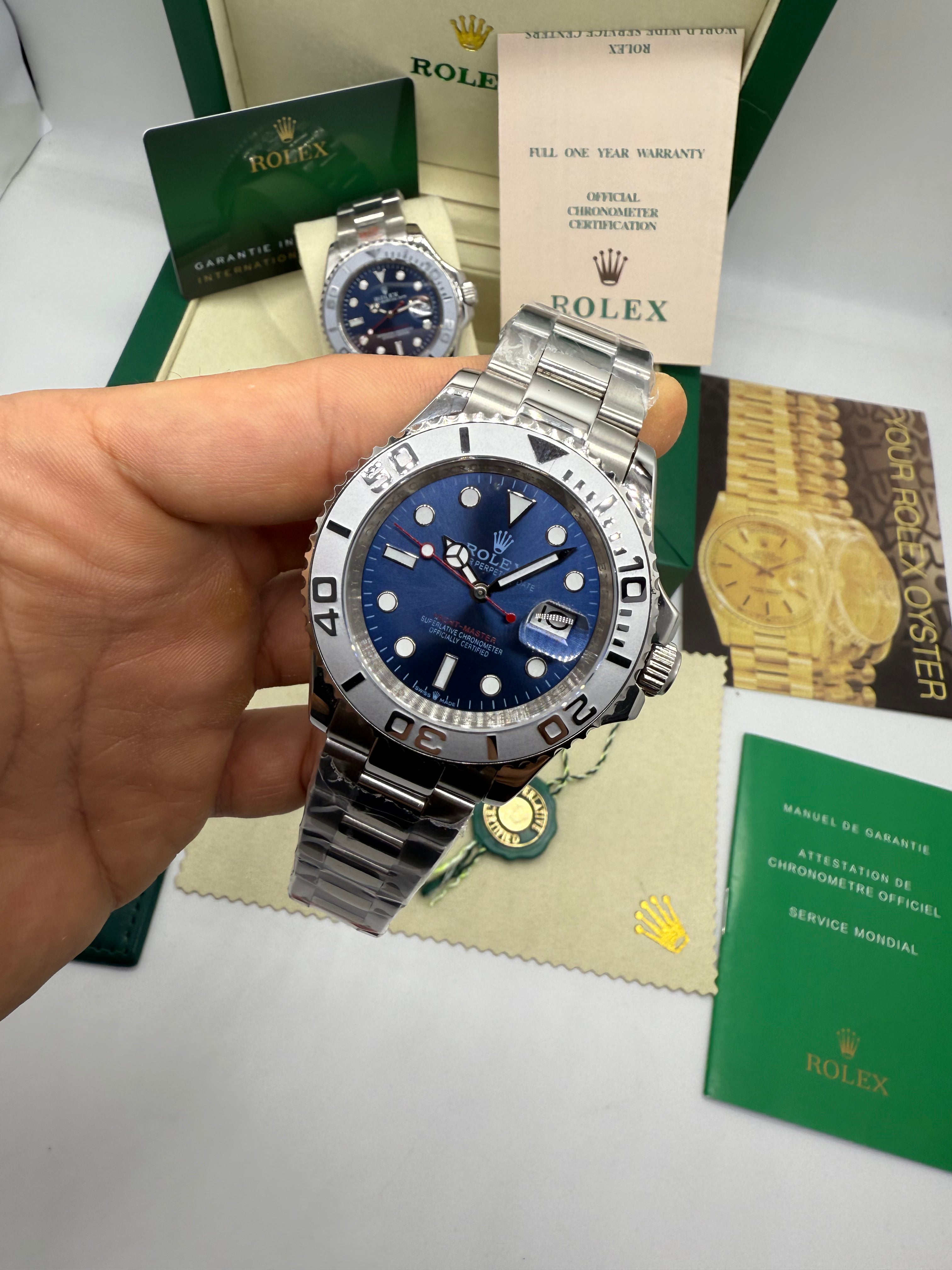 Rolex Yacht-Master 40 Rolesium Blue Sphere — Rolex