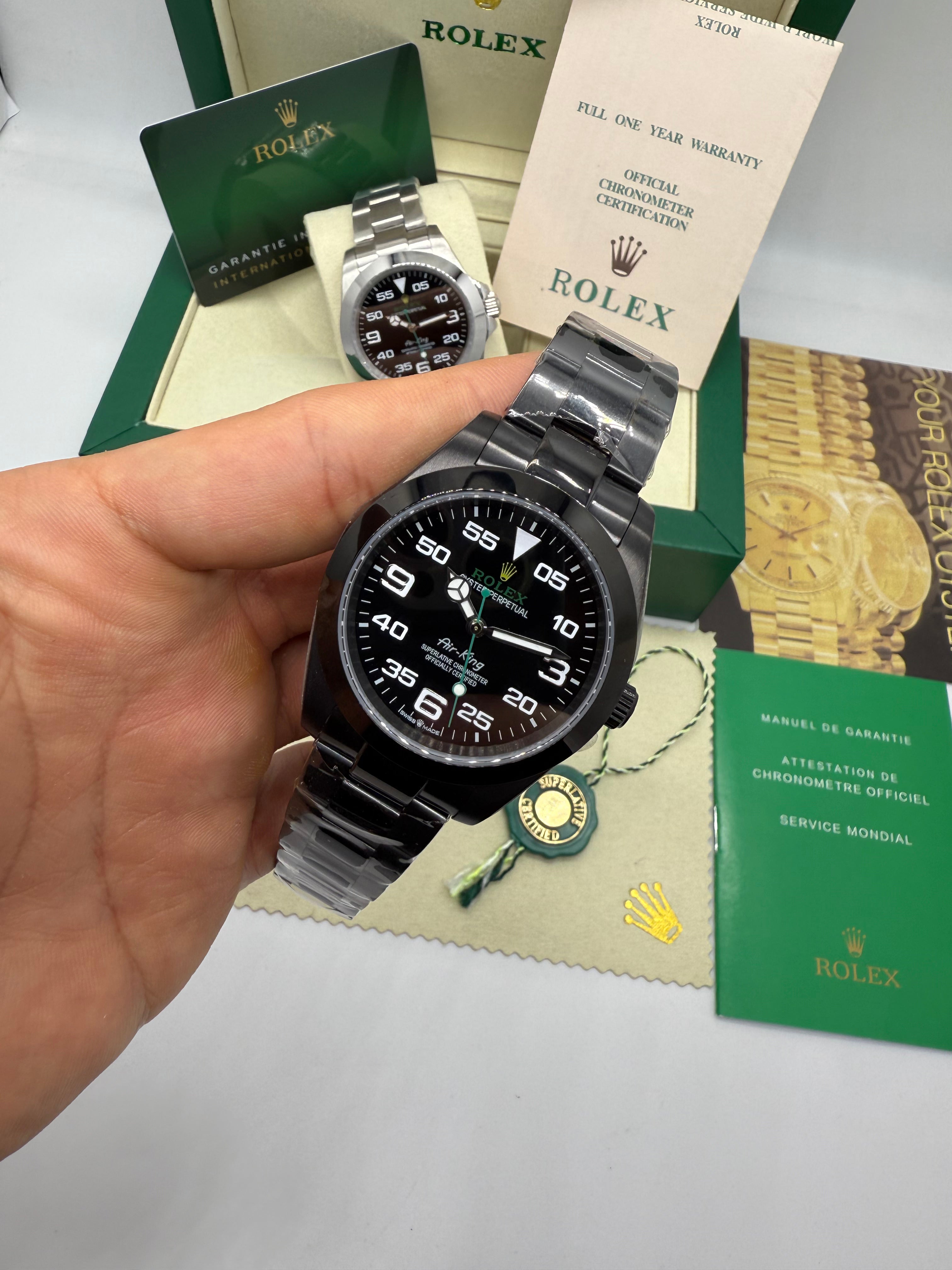 Rolex Air-King PVD Black — Rolex