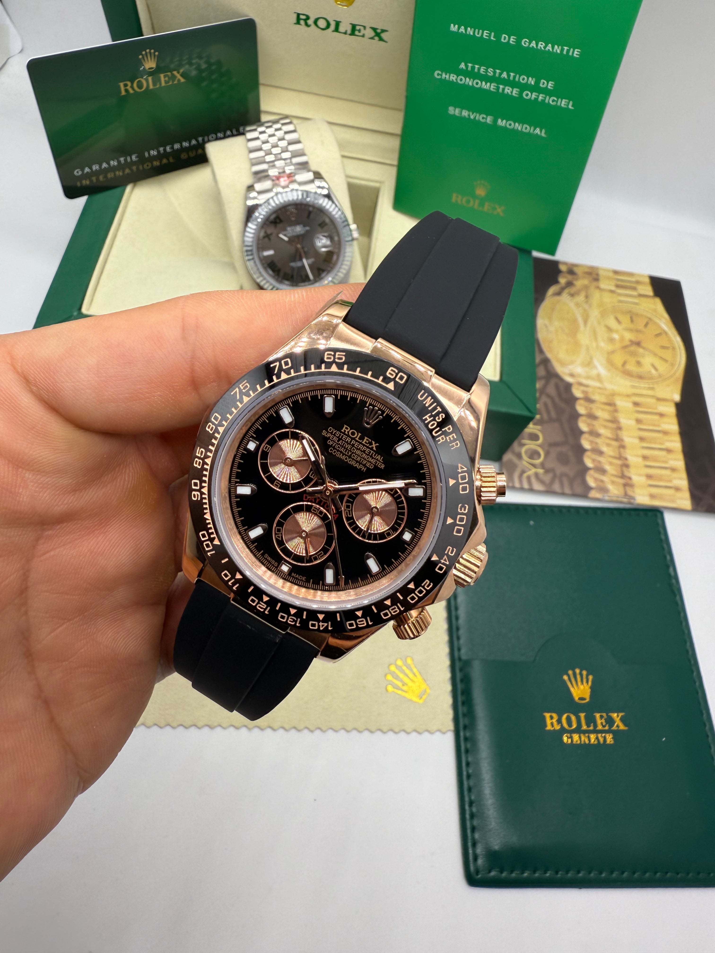 Rolex Cosmograph Daytona Everose Oysterflex — Rolex
