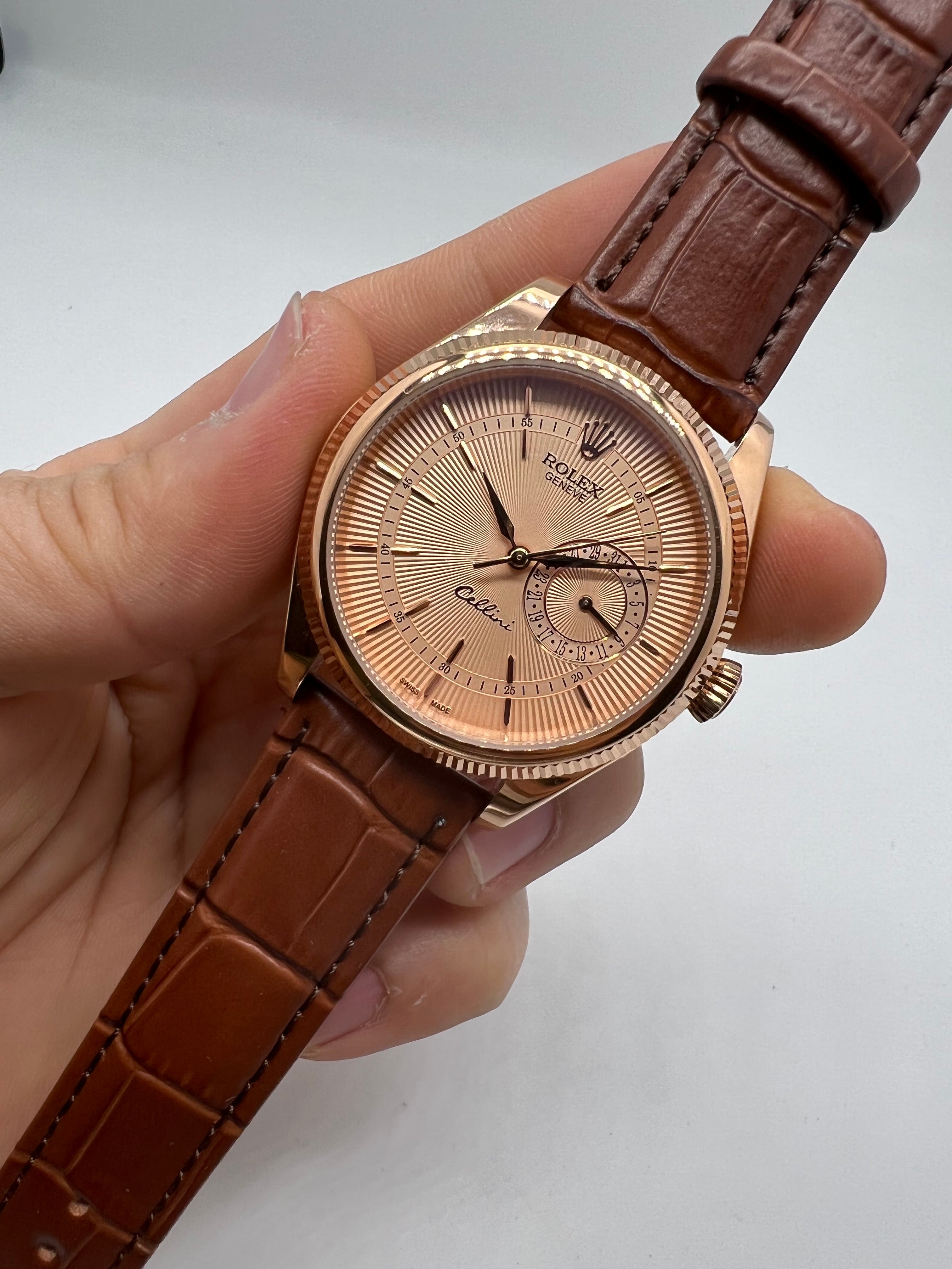 Rolex Cellini Date Gold Everose — Rolex