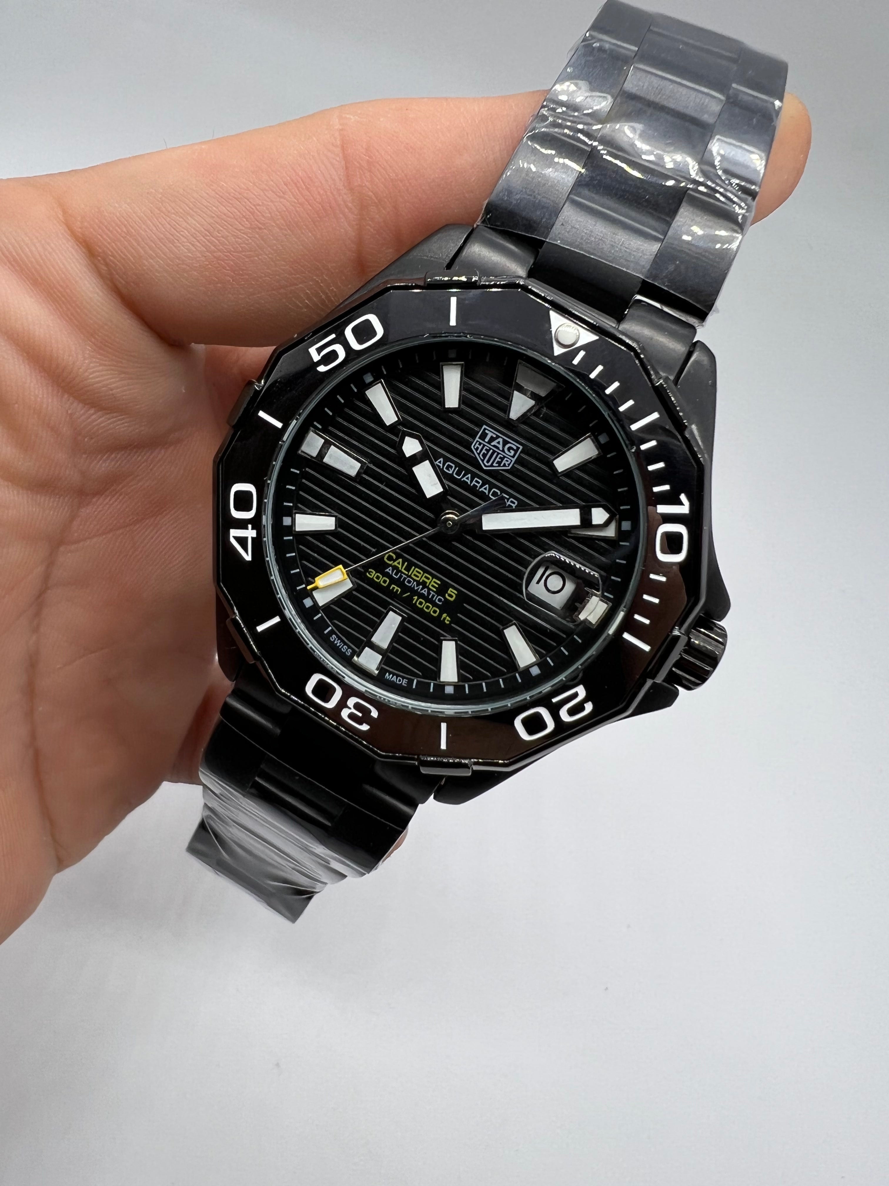 TAG Heuer Aquaracer Calibre 5 Black Dial — Tag Heuer