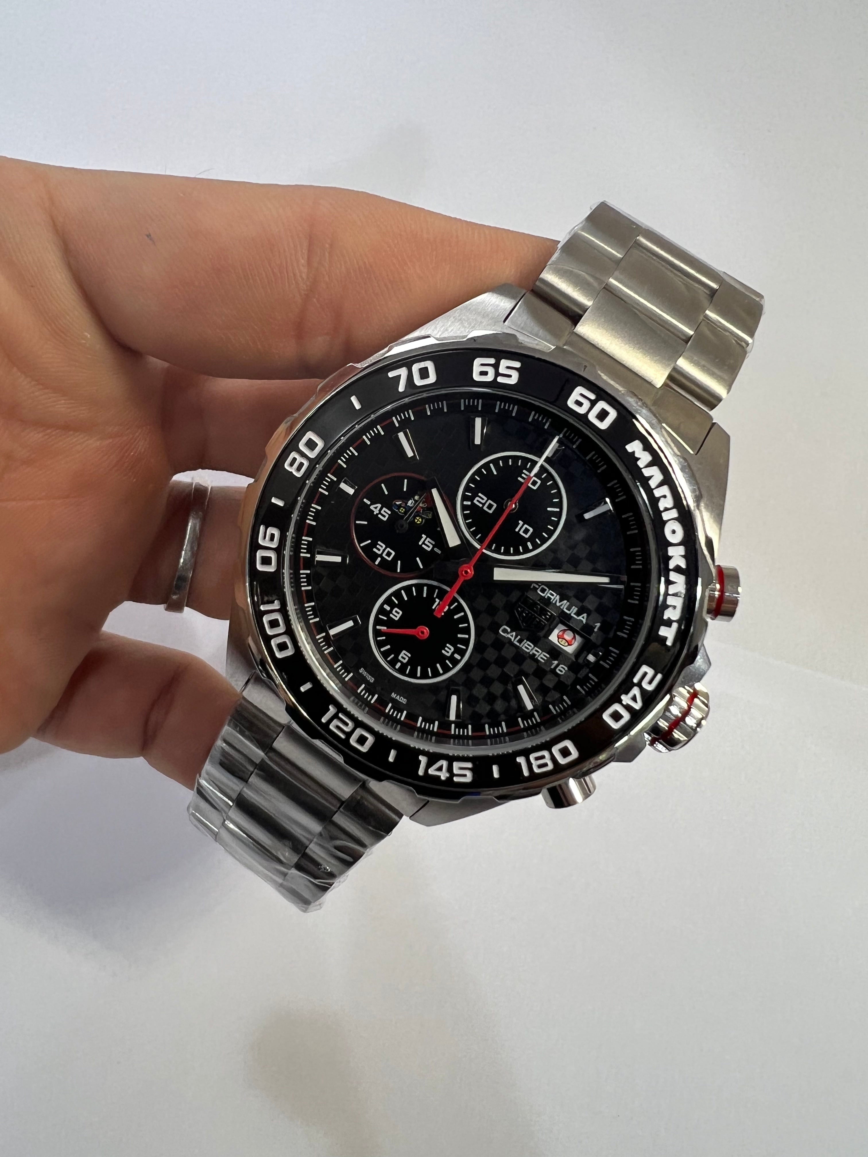 TAG Heuer Formula 1 Calibre 16 Chronograph “Mario Kart” Negro — Tag Heuer