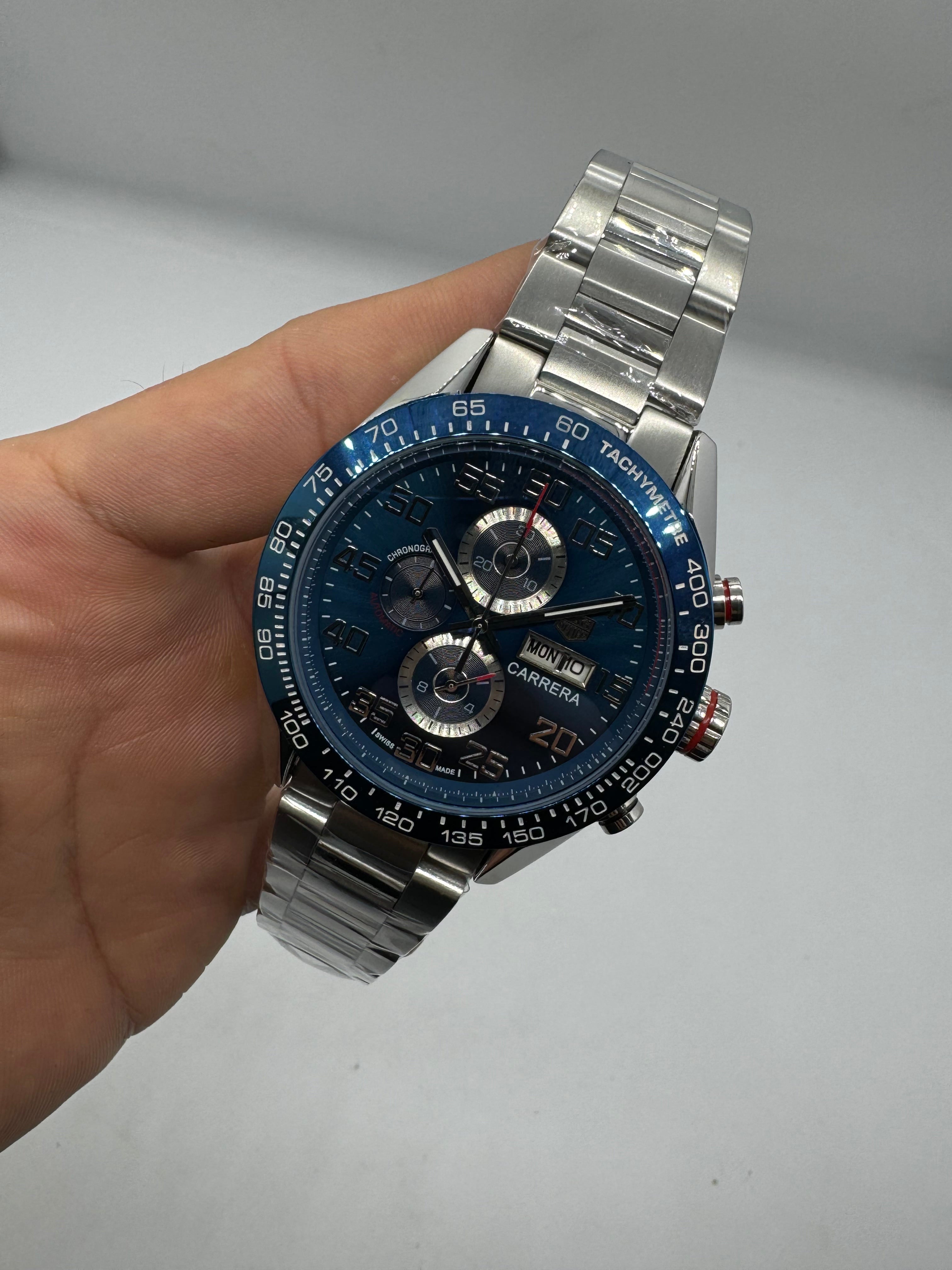TAG Heuer Carrera Calibre 16 Chronograph Azul — Tag Heuer