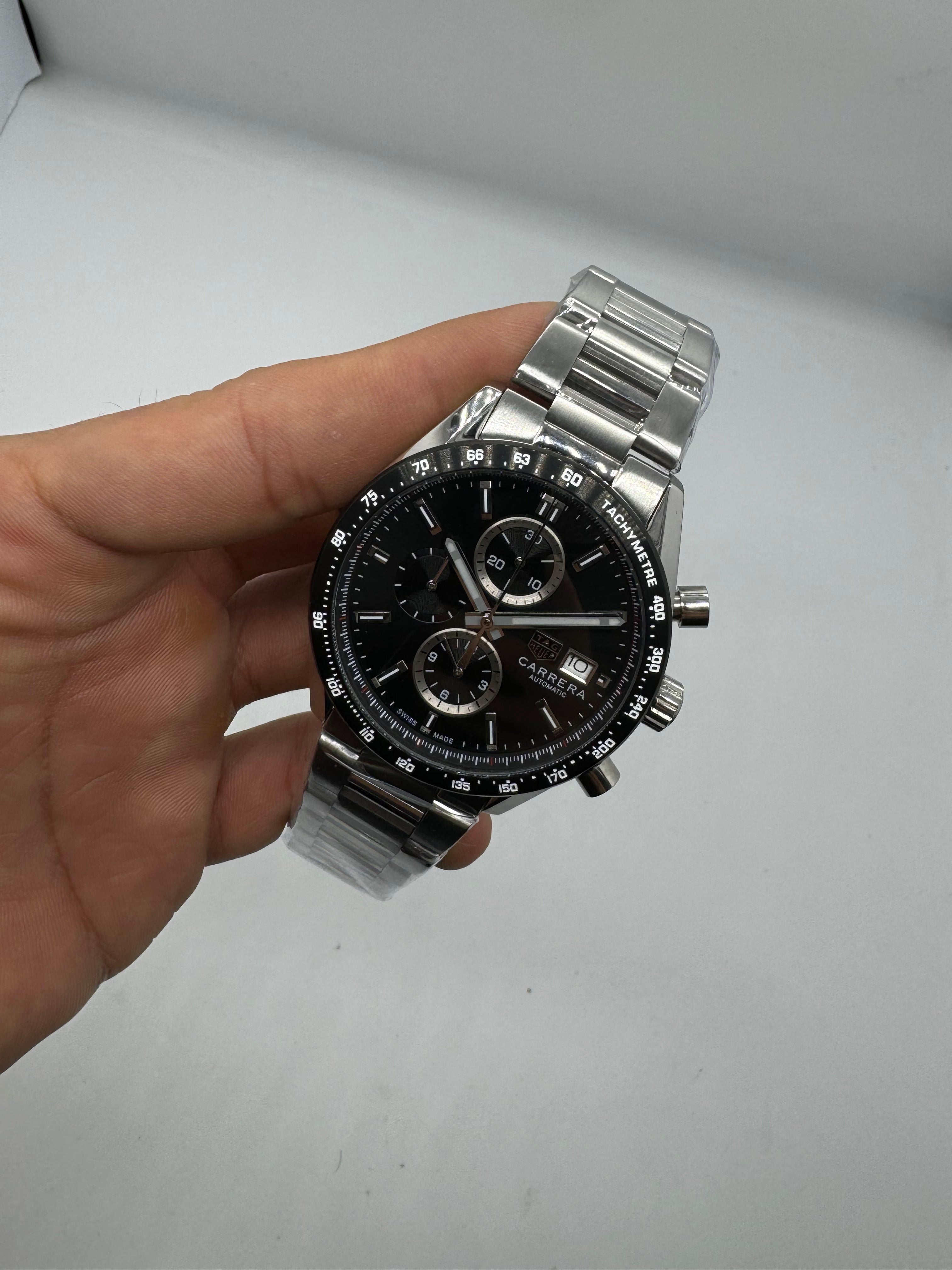 TAG Heuer Carrera Calibre 16 Chronograph Negro — Tag Heuer