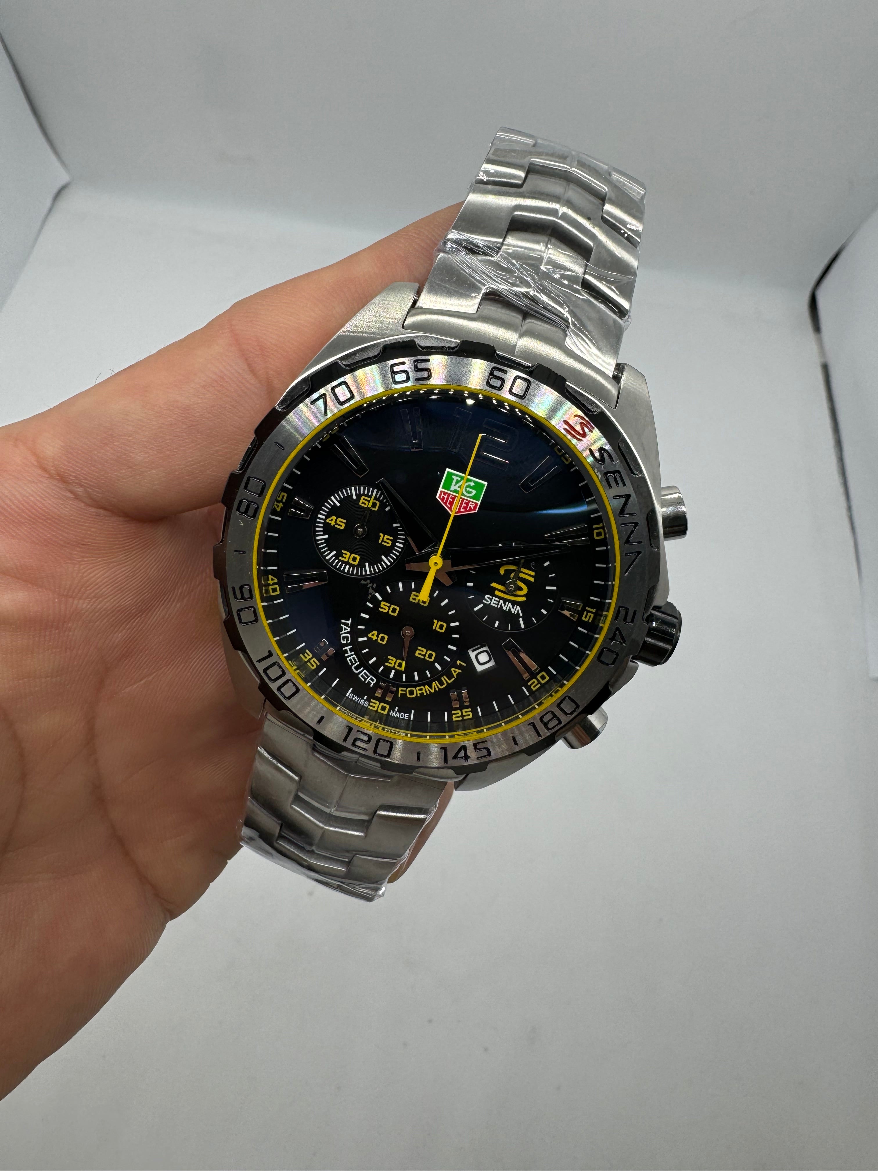 TAG Heuer Formula 1 Ayrton Senna Special Edition Black & Yellow Racing — Tag Heuer