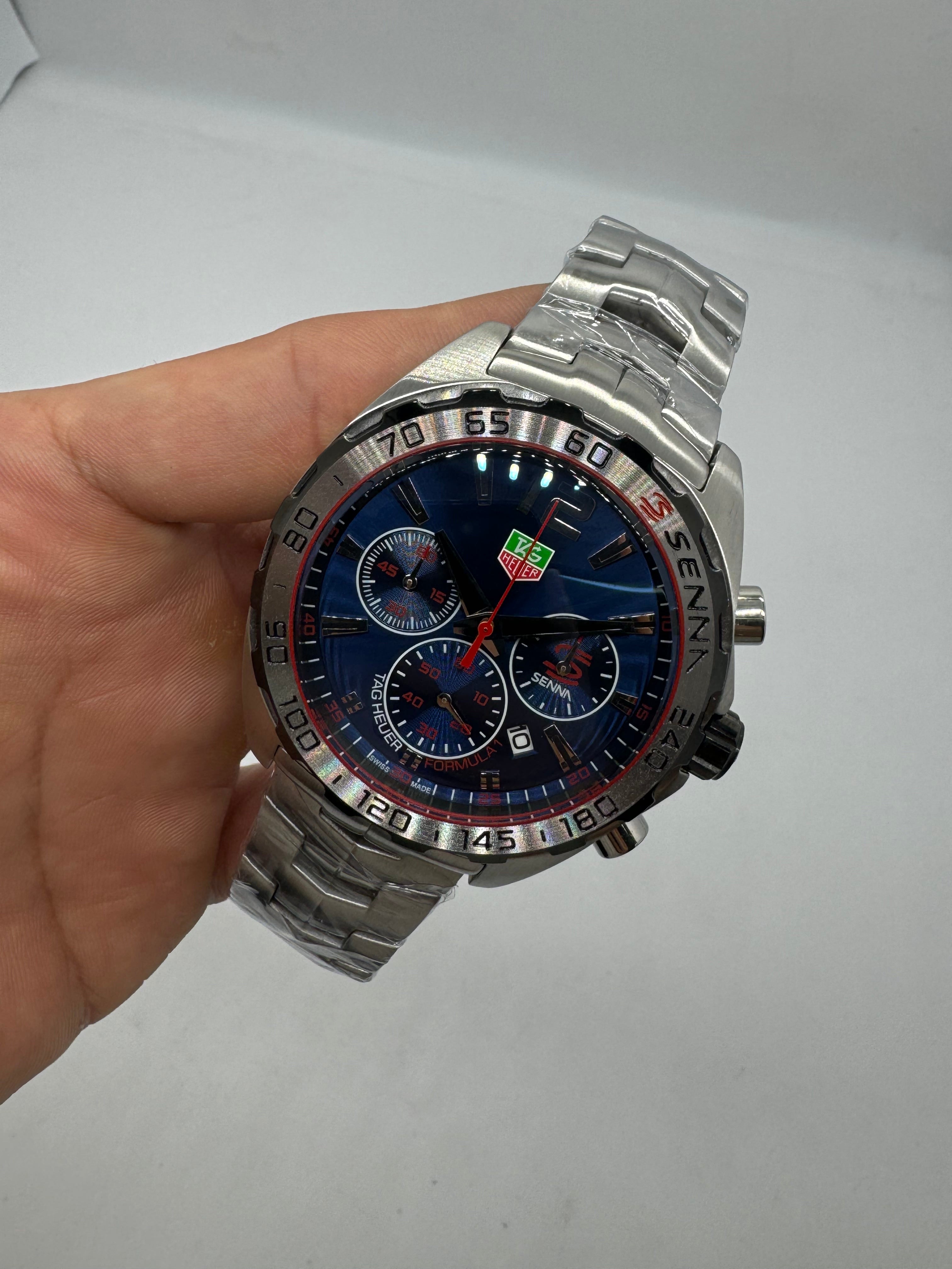 TAG Heuer Formula 1 Ayrton Senna Special Edition Blue & Red Racing — Tag Heuer