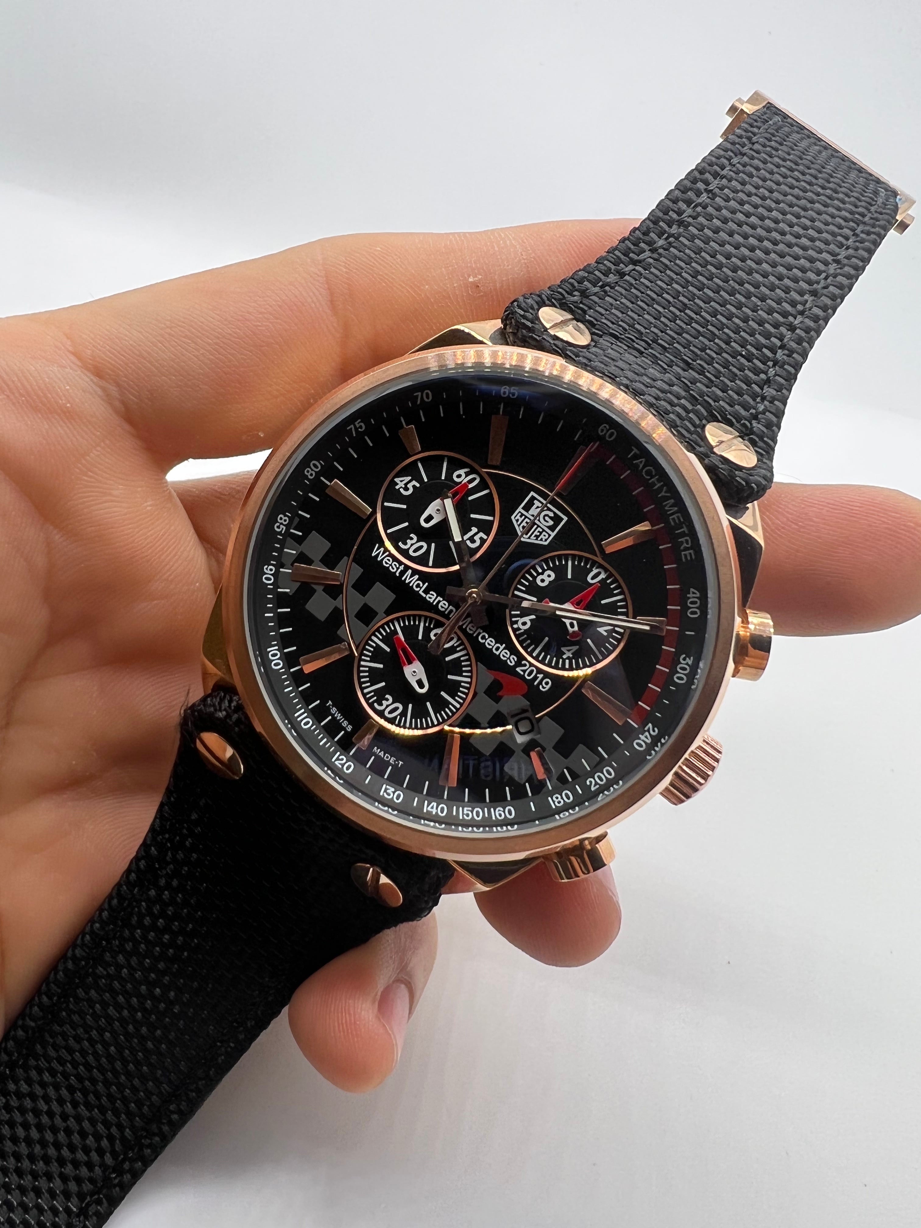 TAG Heuer West McLaren Mercedes 2019 Black Dial — Tag Heuer