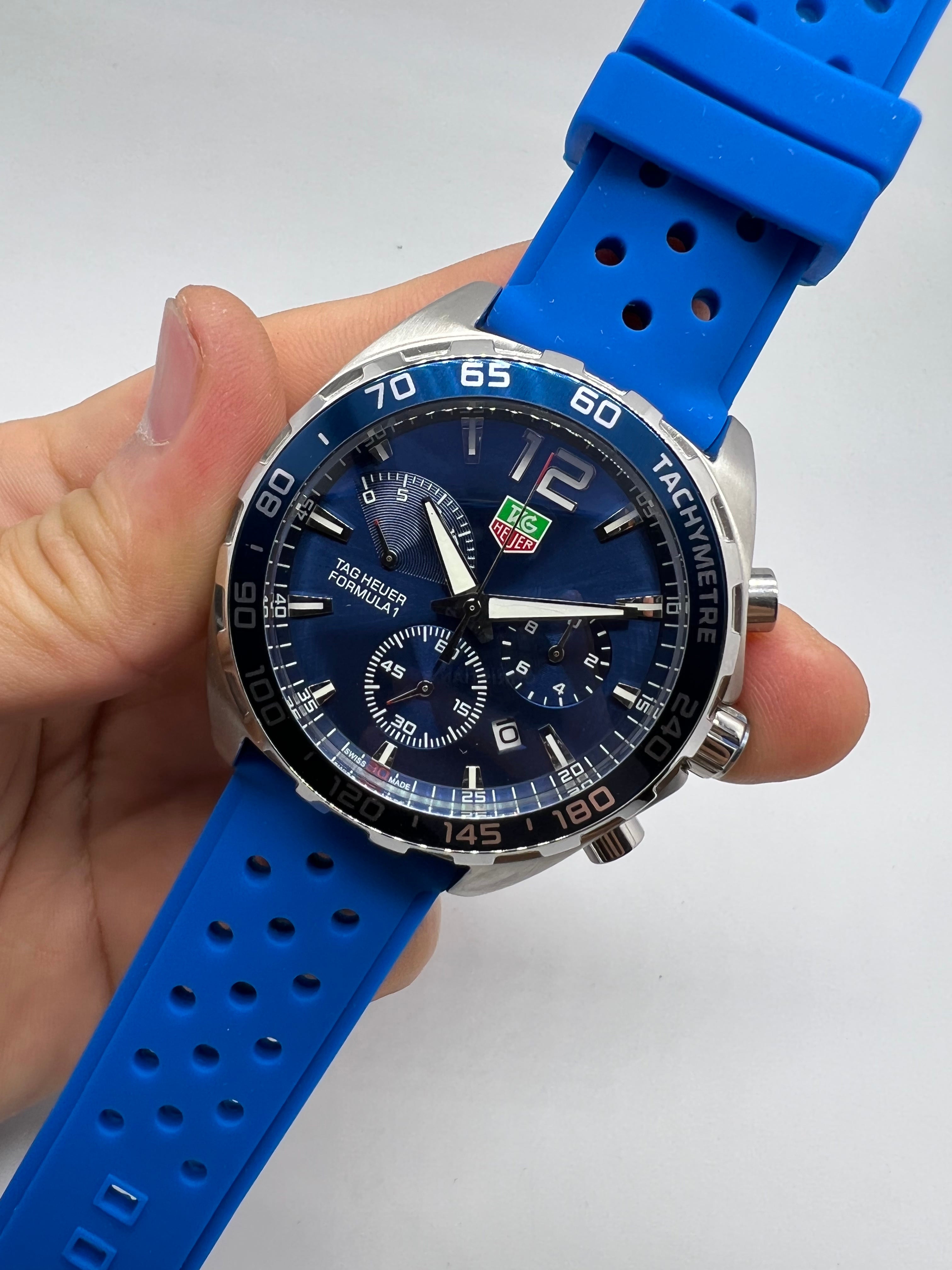 TAG Heuer Formula 1 Chronograph Azul — Tag Heuer