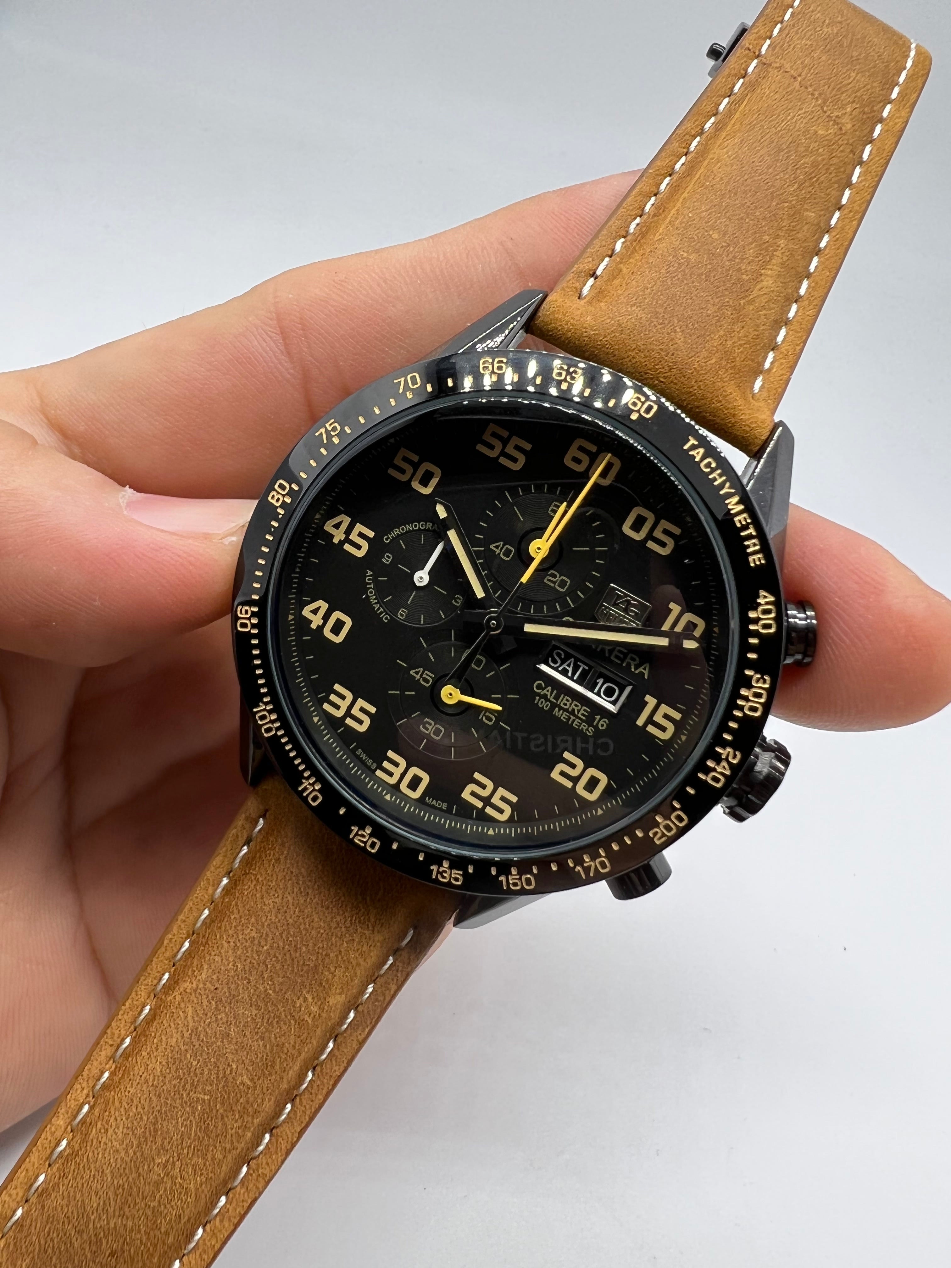 TAG Heuer Carrera Calibre 16 Cronógrafo Automático Negro — Tag Heuer