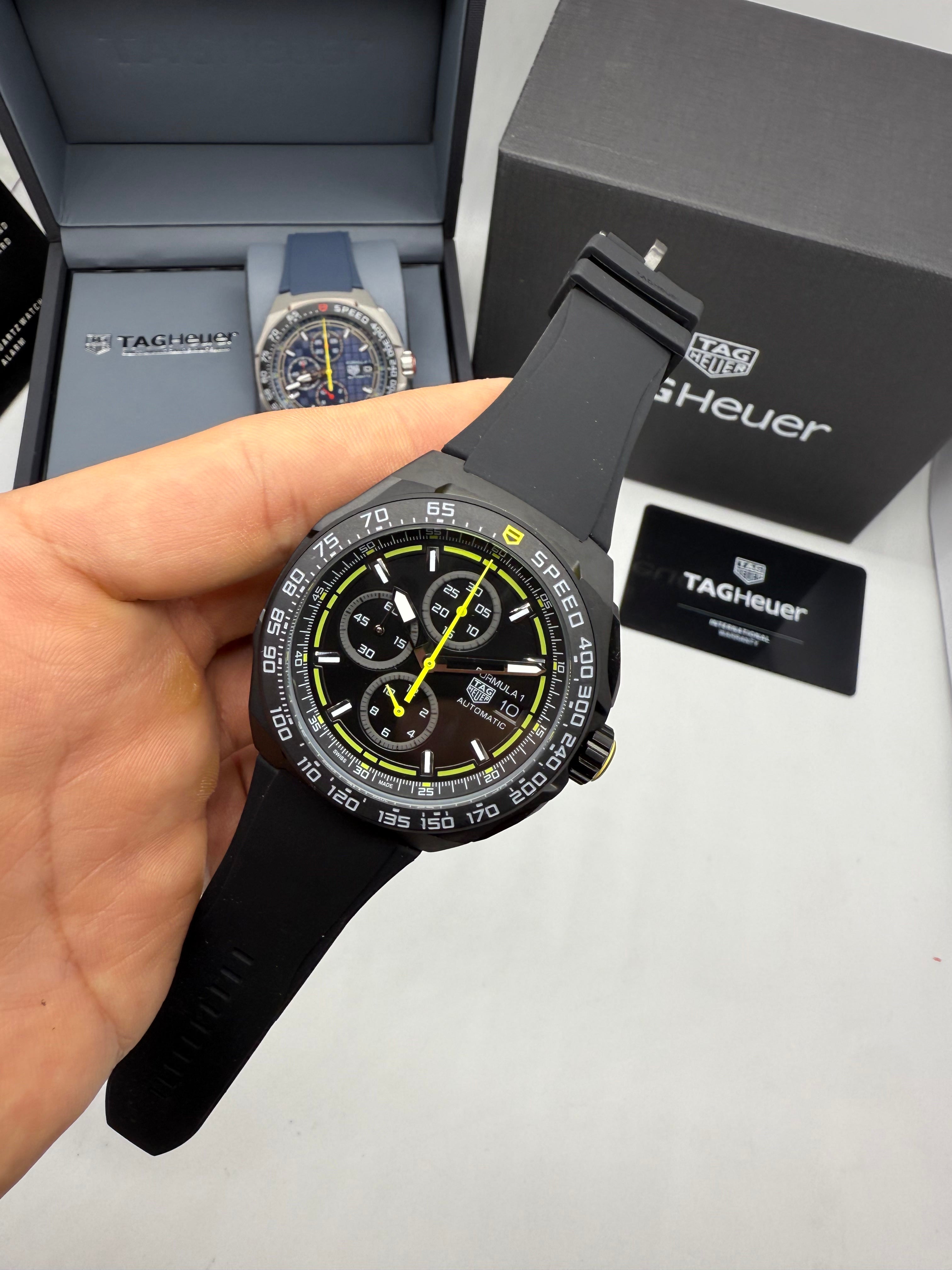 TAG Heuer Formula 1 Calibre 16 Automatic Chronograph Black & Yellow Racing Edition — Tag Heuer