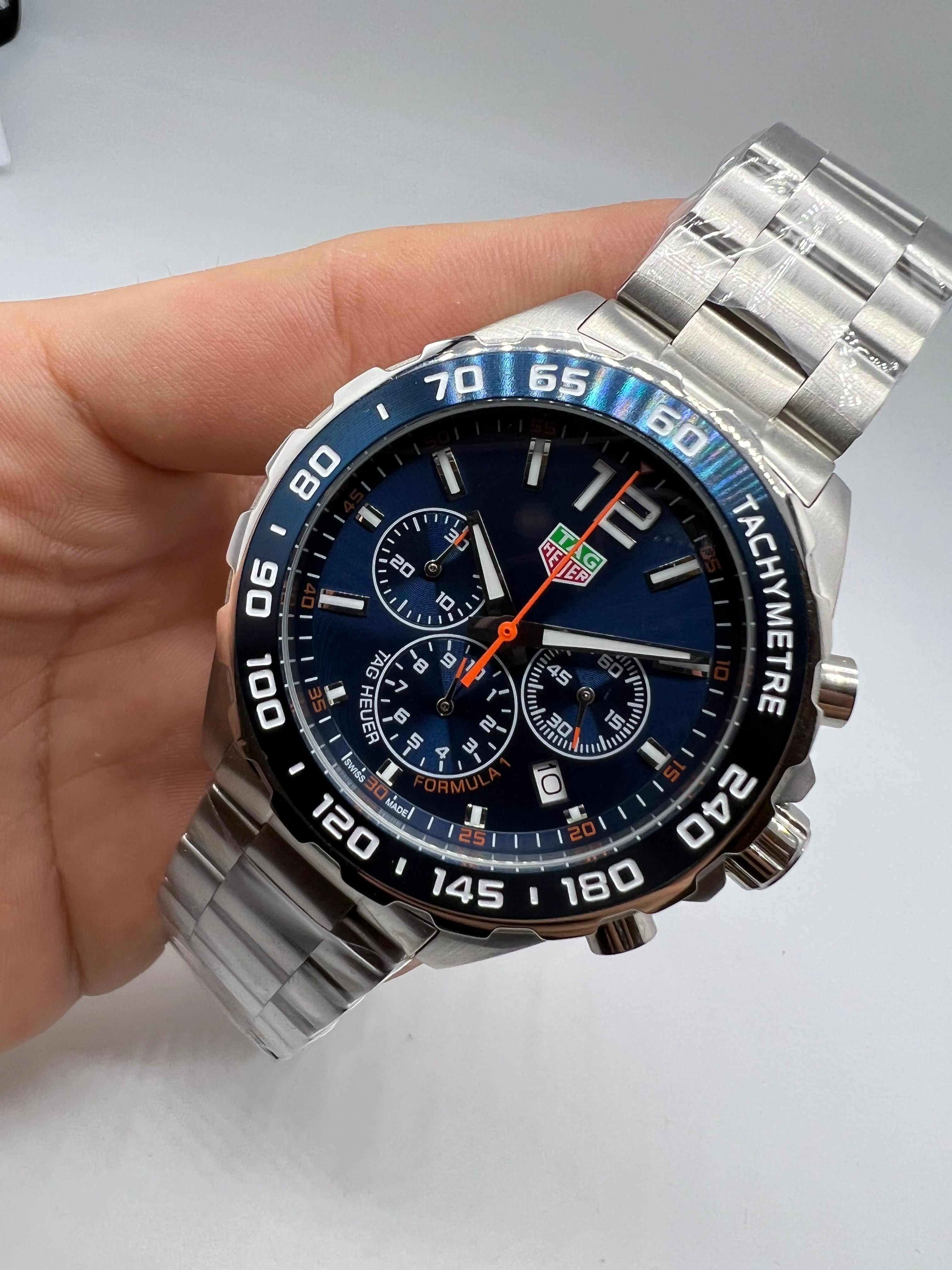 TAG Heuer Formula 1 Chronograph en azul marino — Tag Heuer