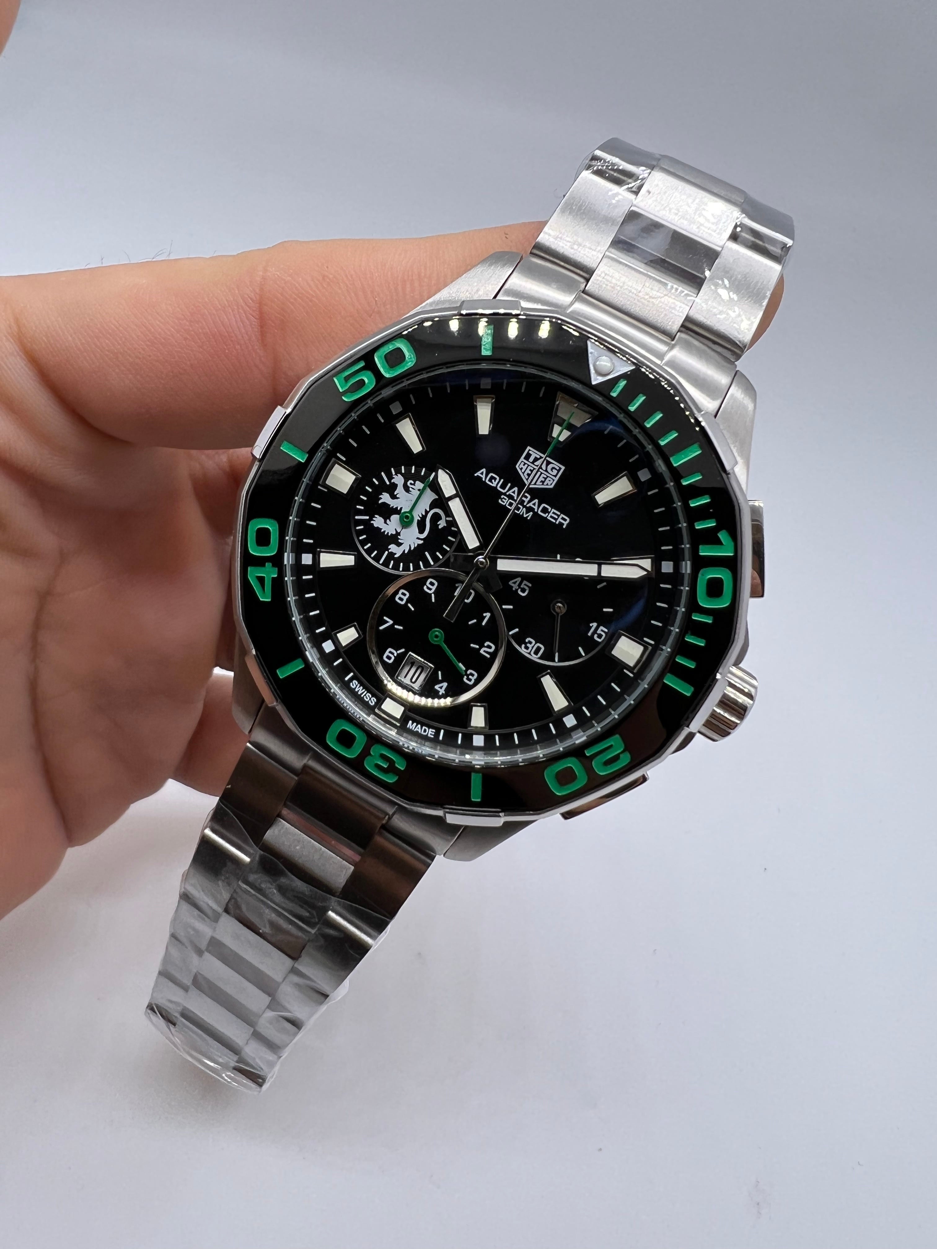 TAG Heuer Aquaracer Chronograph 300M – 1/10th Second Black — Tag Heuer