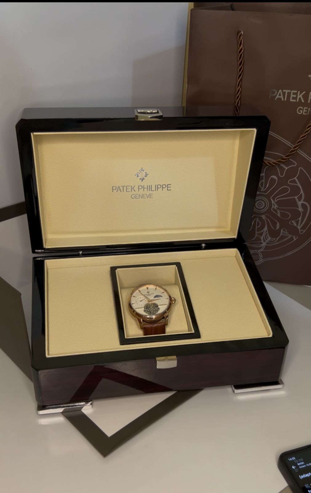 Patek Philippe Nautilus Moonphase Black Grafite — Patek Philippe