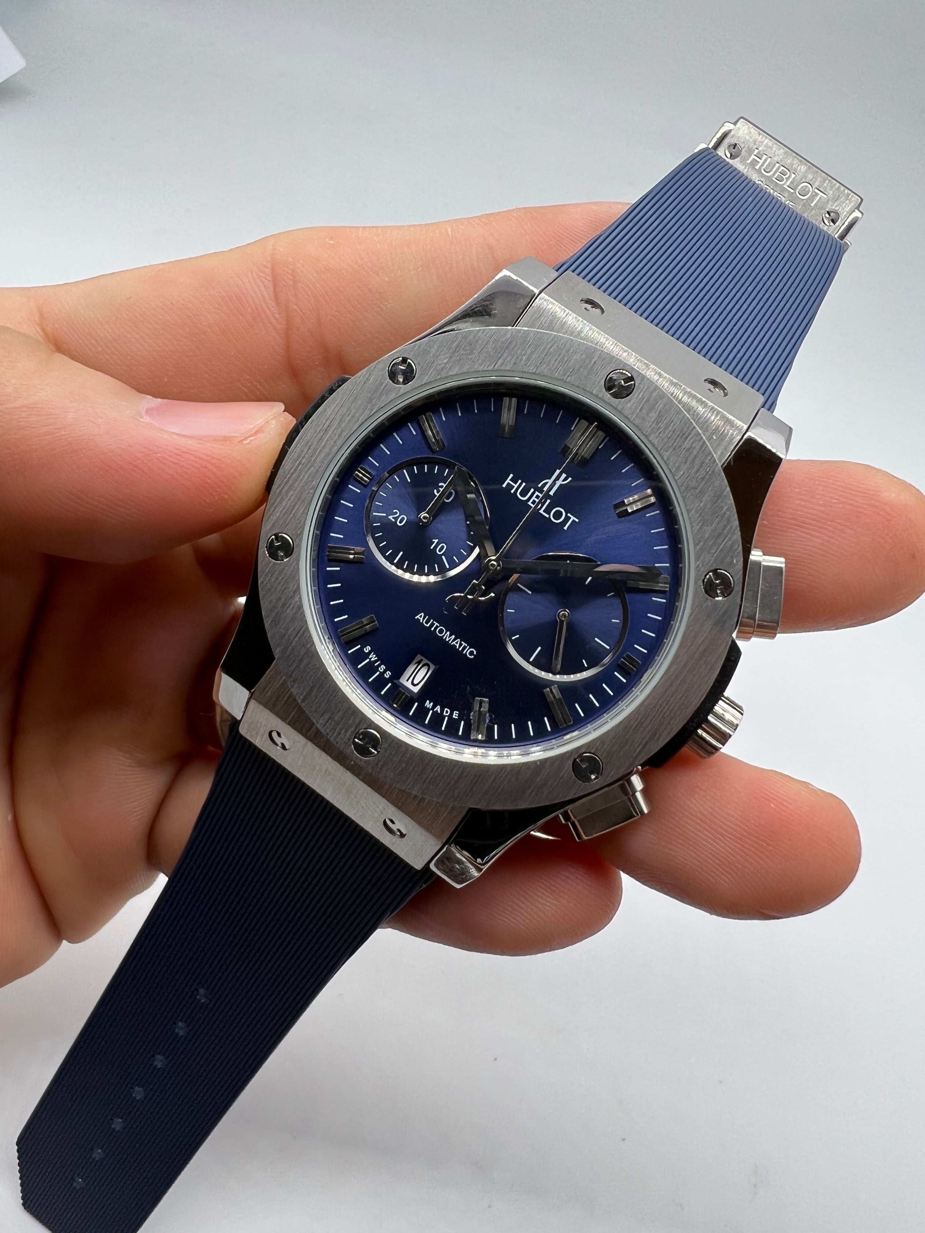 Hublot Classic Fusion Chronograph Titanium Blue — Hublot