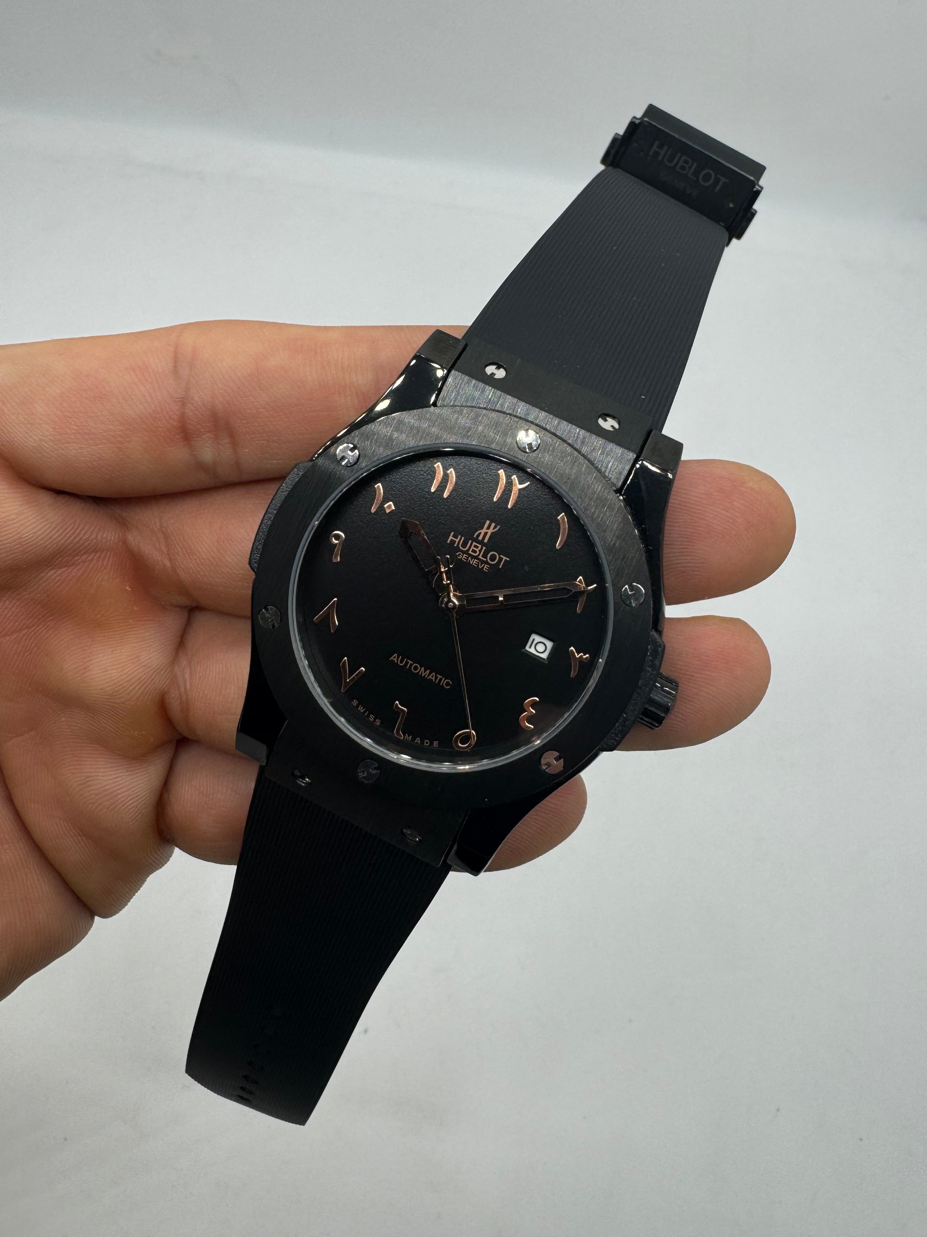 Hublot Classic Fusion Black Arabic Dial — Hublot