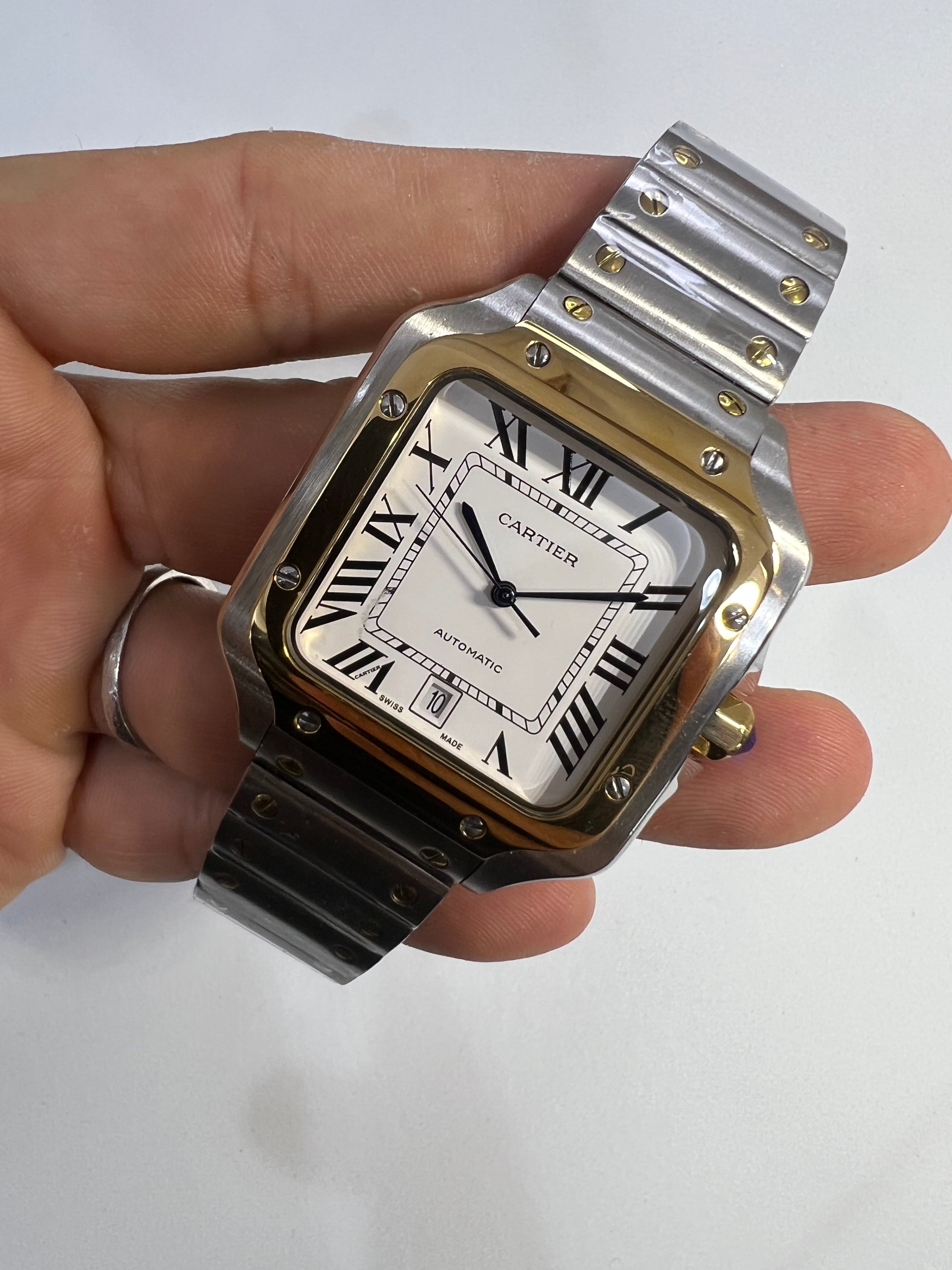 Cartier Santos de Cartier Large Two Tone — Cartier