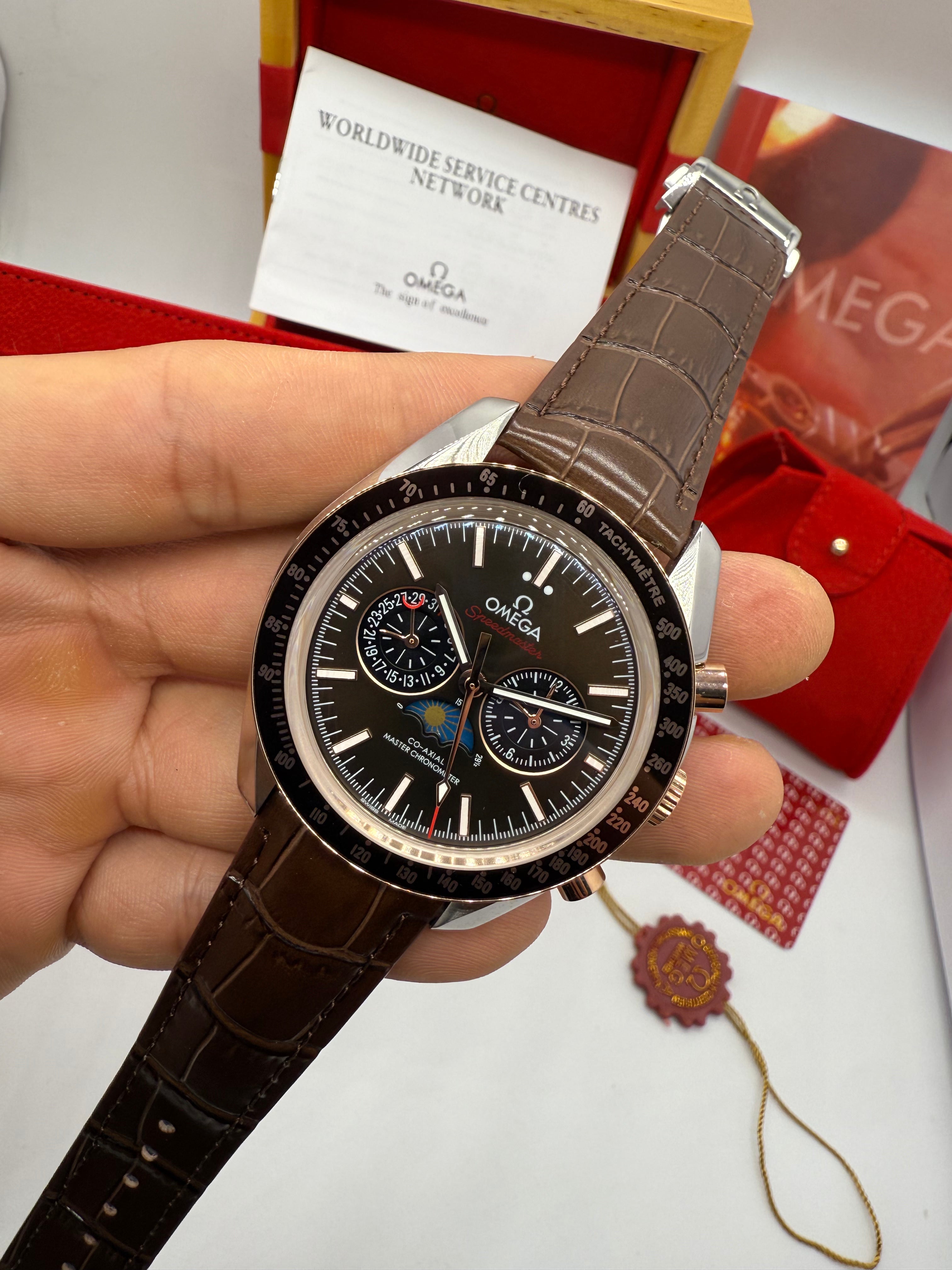Omega Speedmaster Moonwatch Co-Axial Master Chronometer Chronograph Annual Calendar — Omega