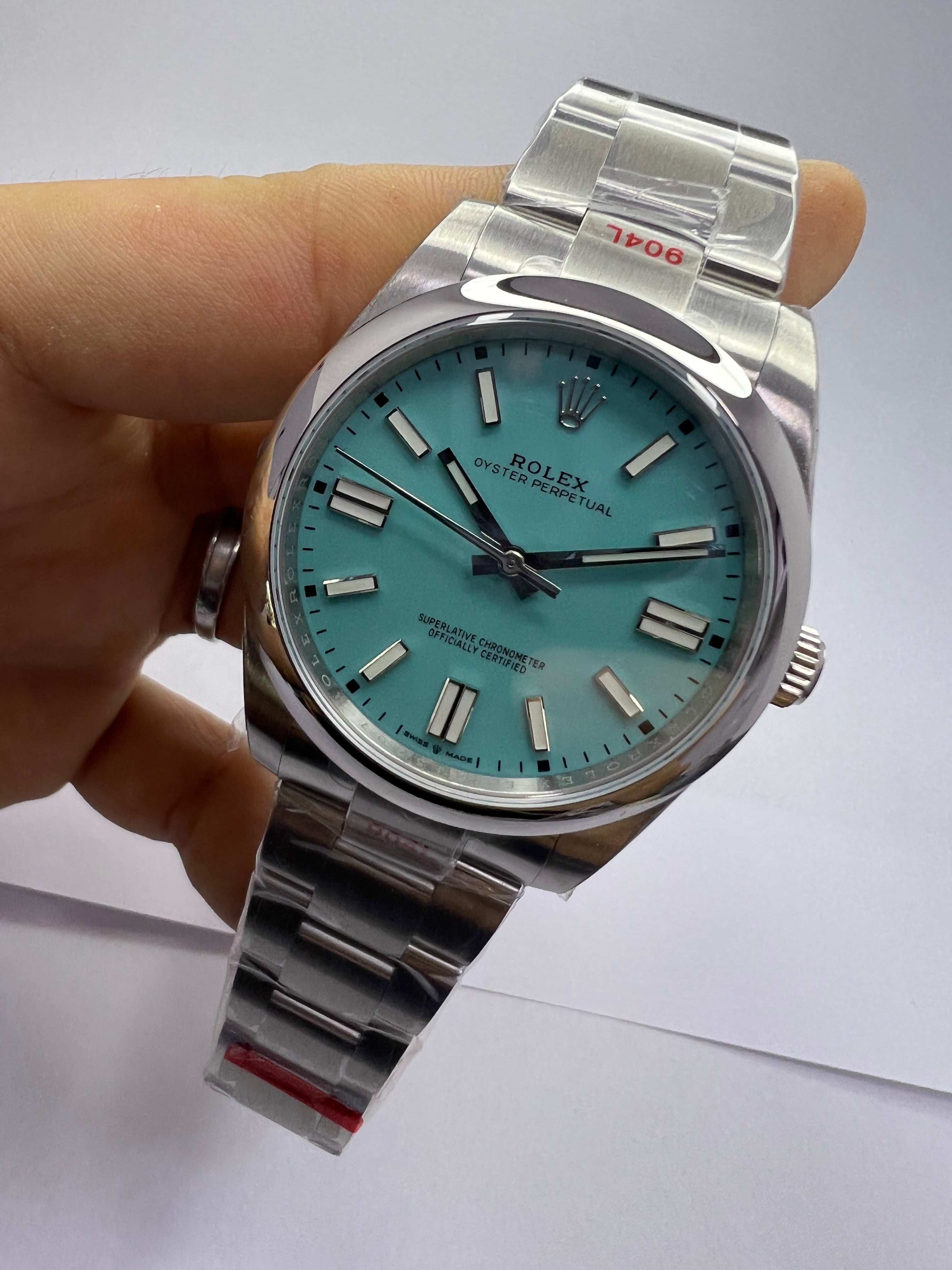 Rolex Oyster Perpetual “Tiffany Blue” ref 126000 — Rolex
