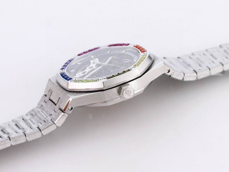 Audemars Piguet Royal Oak Double Balance Wheel Openworked “Rainbow Bezel” — Audemars Piguet
