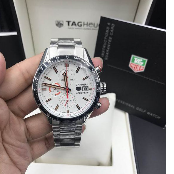 TAG Heuer Carrera Calibre 16 Chronograph — Ref. CV201AP.FC6429 — Tag Heuer