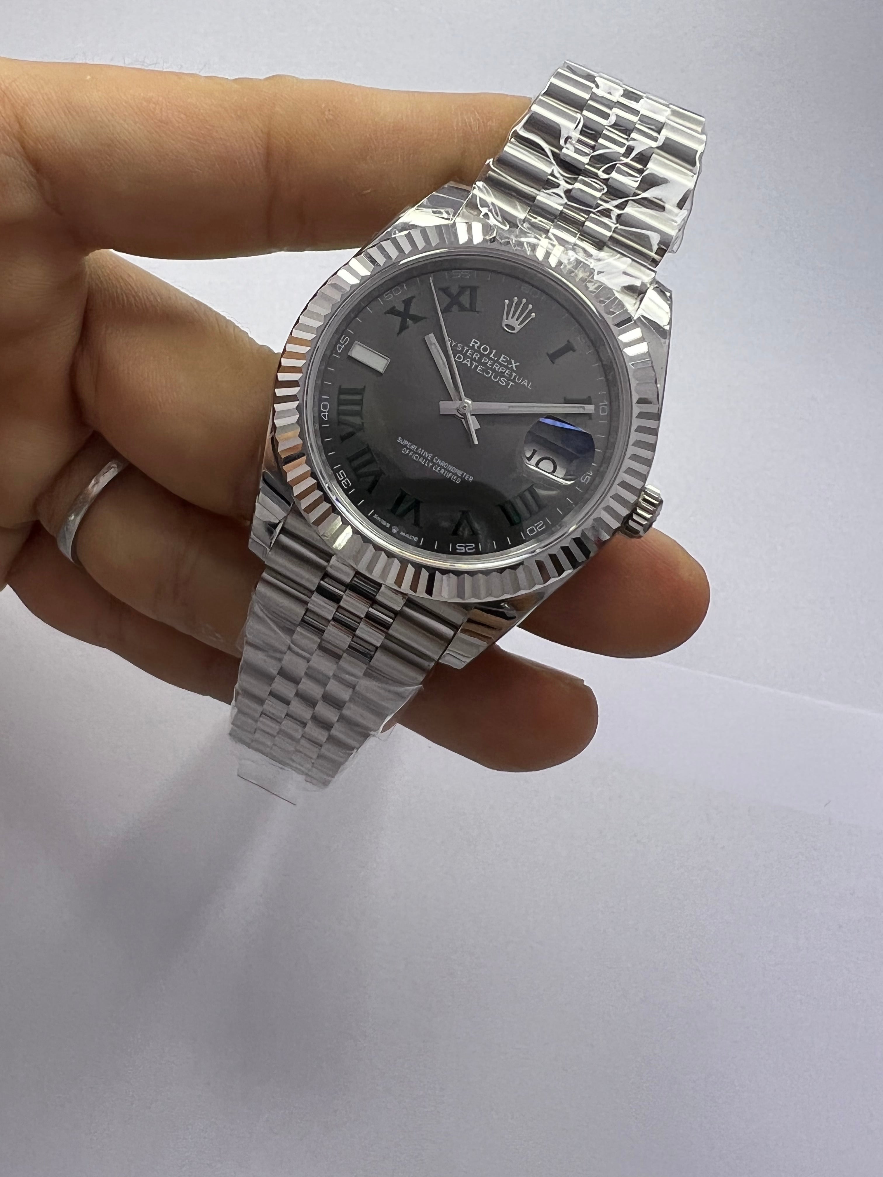 Rolex Datejust – Esfera “Wimbledon” gris — Rolex