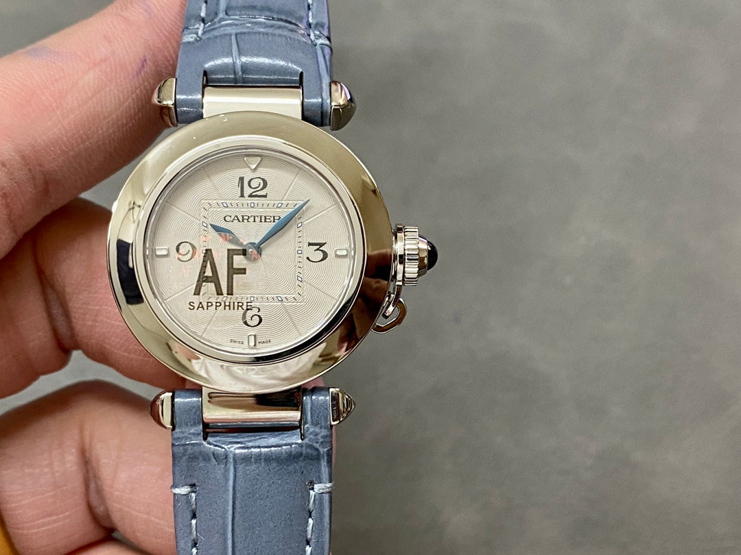 Cartier Pasha de Cartie – Steel / Silver Dial WSPA0012 — Cartier