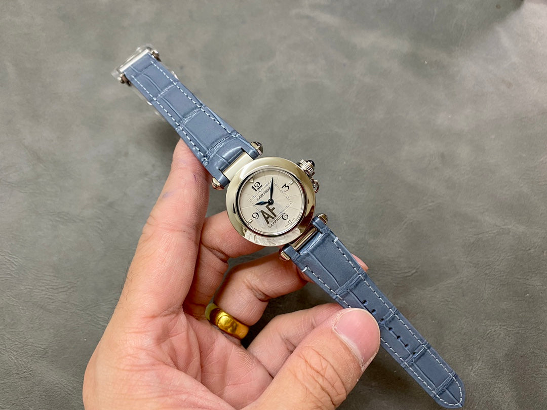 Cartier Pasha de Cartie – Steel / Silver Dial WSPA0012 — Cartier