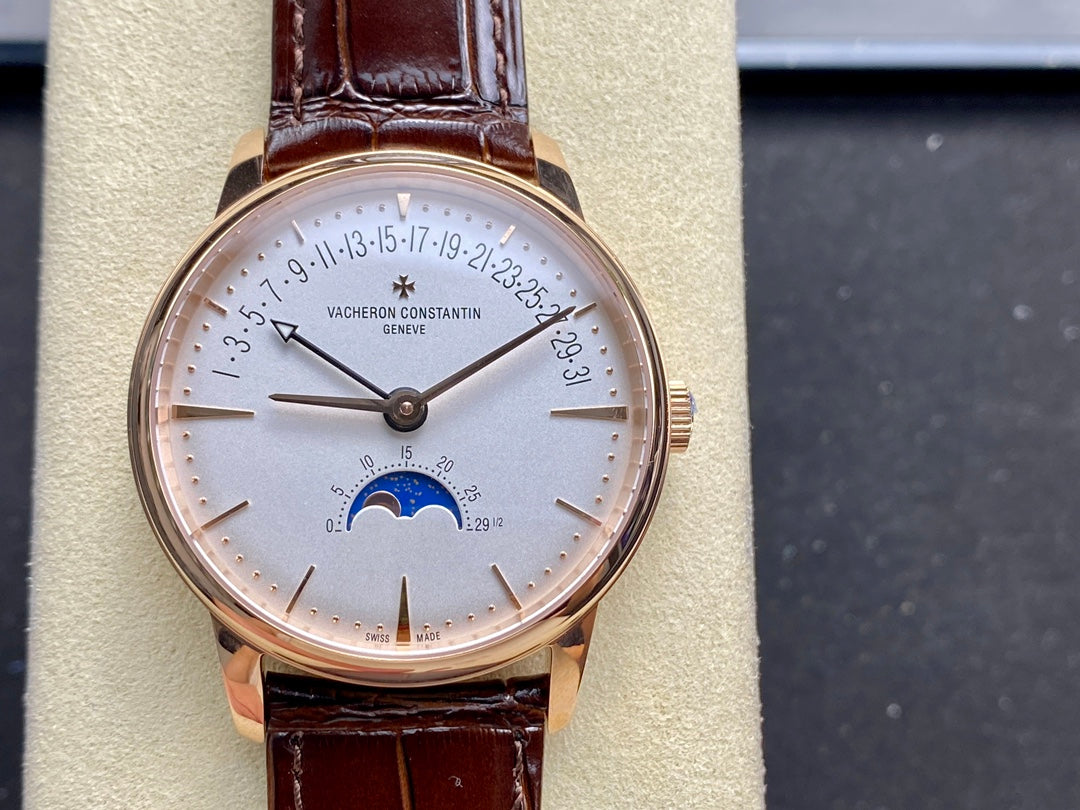 Vacheron Constantin Patrimony Moon Phase & Retrograde Date — Vacheron Constantin