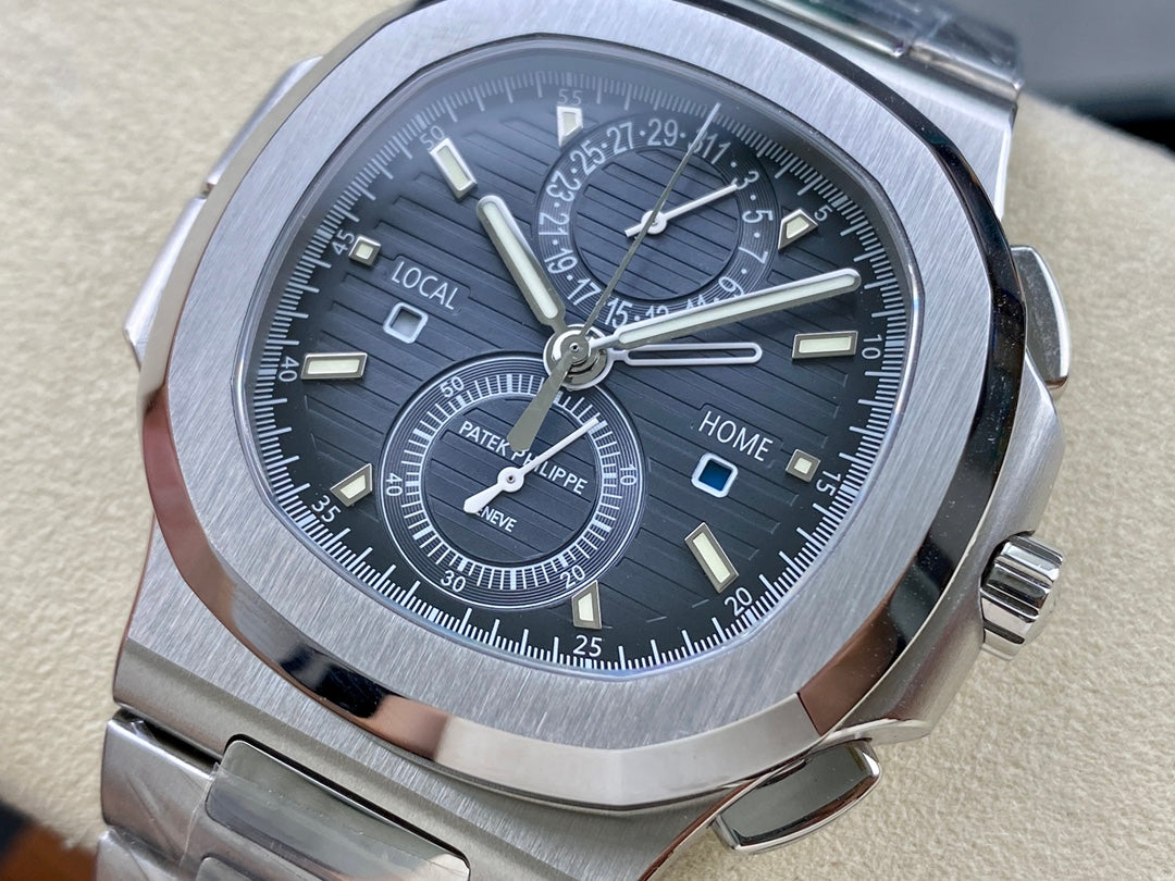 Patek Philippe Nautilus Travel Time Chronograph Ref. 5990/1A-001 — Patek Philippe