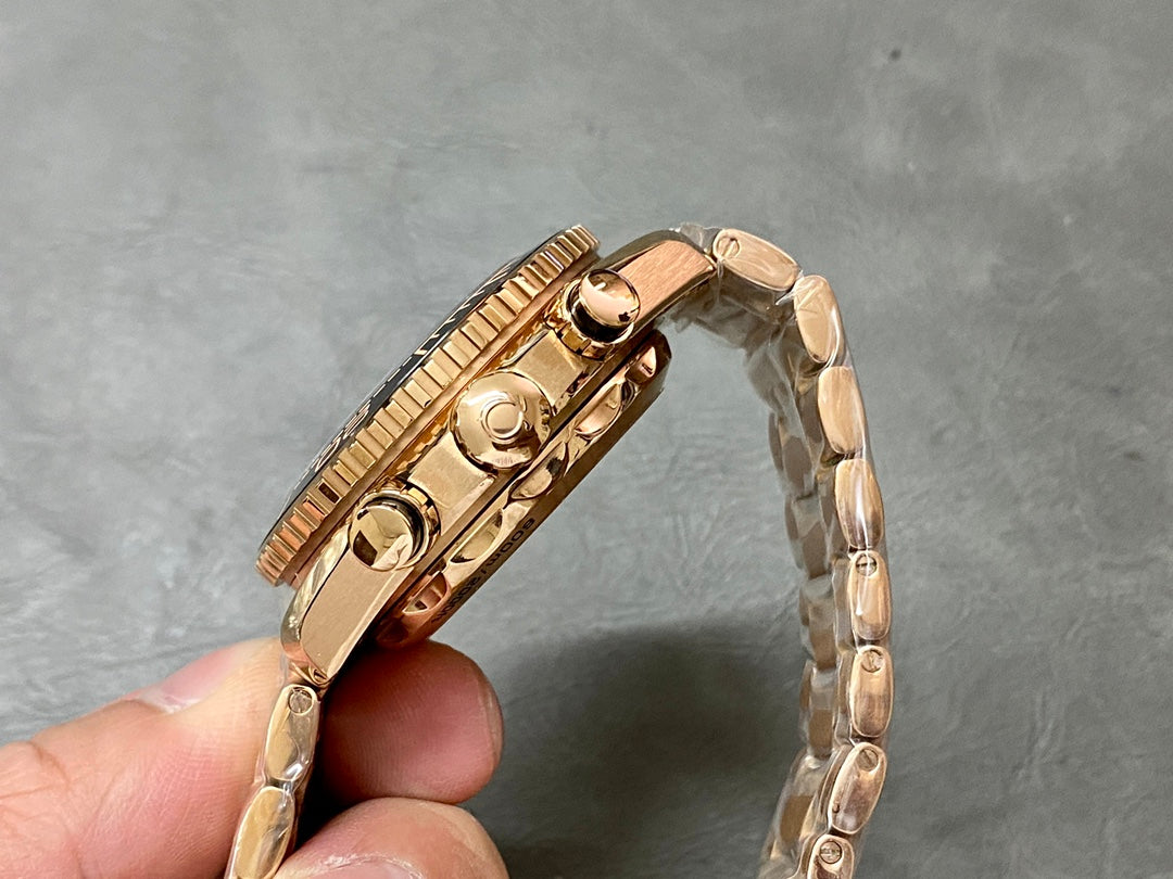Omega Seamaster Planet Ocean Chronograph 600M 18K Sedna Gold Ref. 215.60.46.51.01.001 — Omega