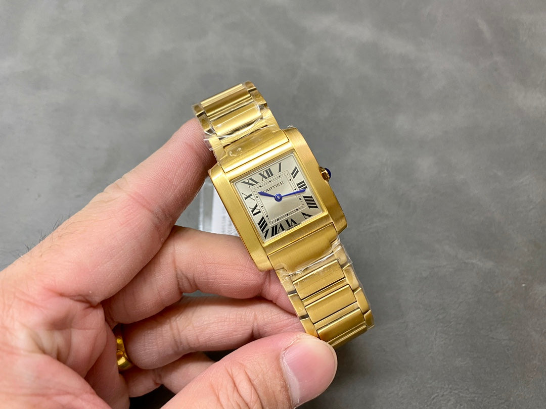 Cartier Tank Française Small Model (oro amarillo 18k) — Cartier