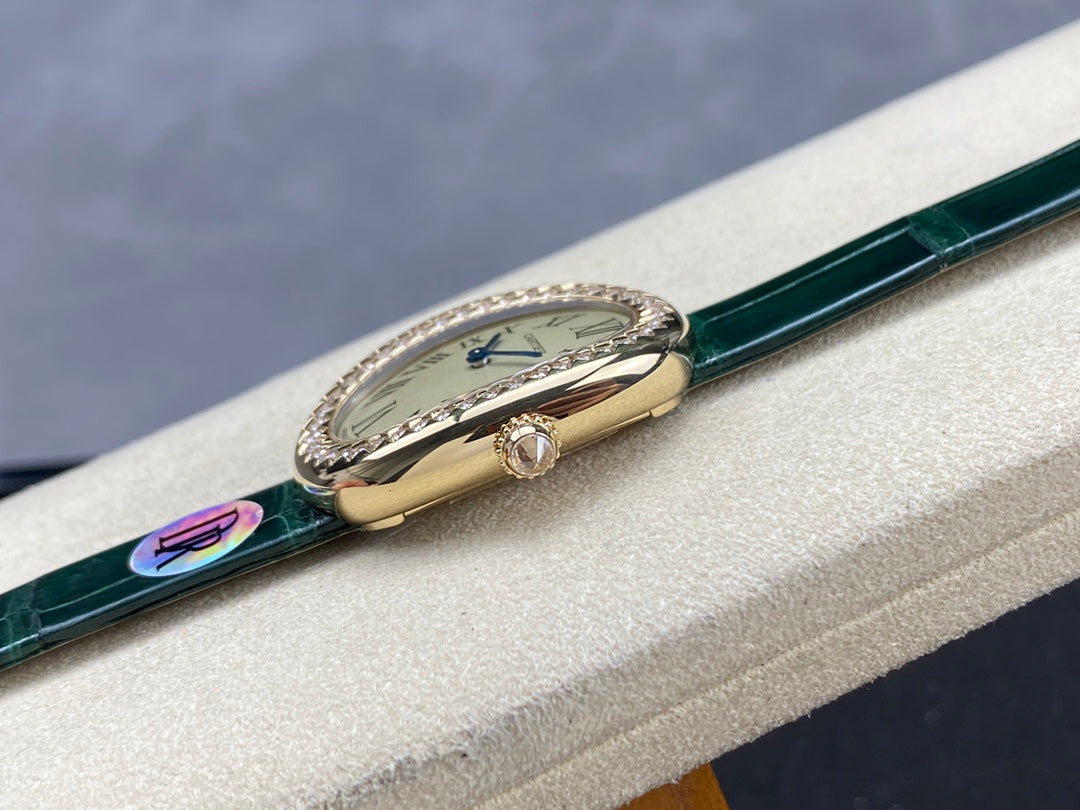 Cartier Baignoire (oro con diamantes) — Cartier
