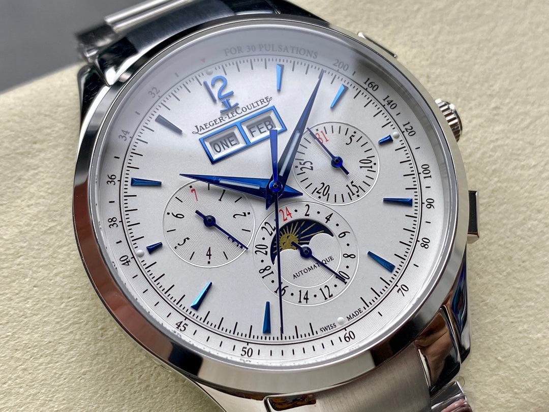 Jaeger-LeCoultre Master Control Chronograph Calendar (acero, esfera plateada) — Jaeger-LeCoultre
