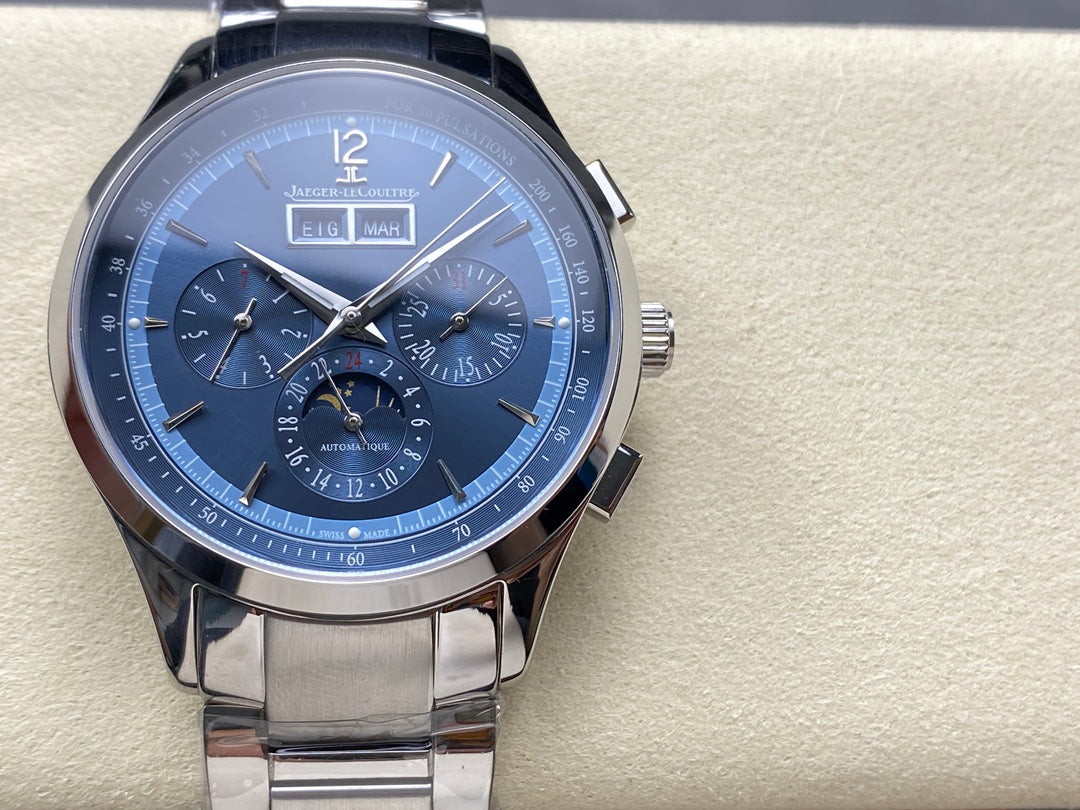 Jaeger-LeCoultre Master Control Chronograph Calendar (acero, esfera azul) — Jaeger-LeCoultre