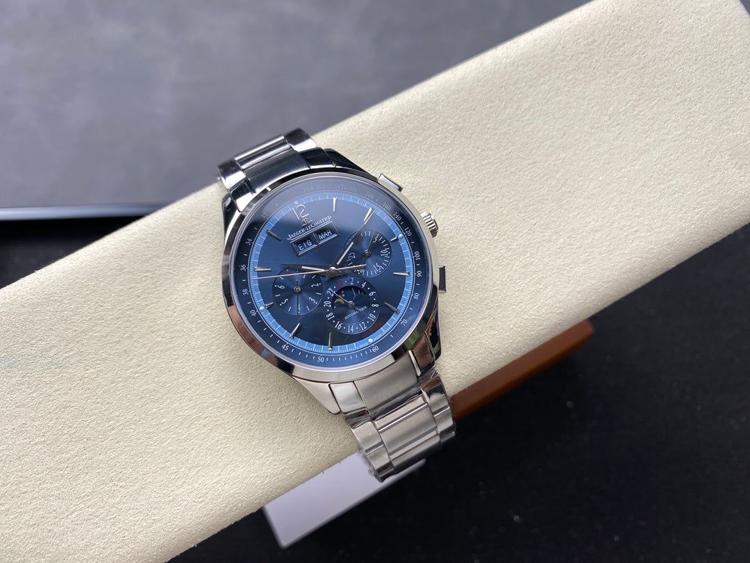 Jaeger-LeCoultre Master Control Chronograph Calendar (acero, esfera azul) — Jaeger-LeCoultre