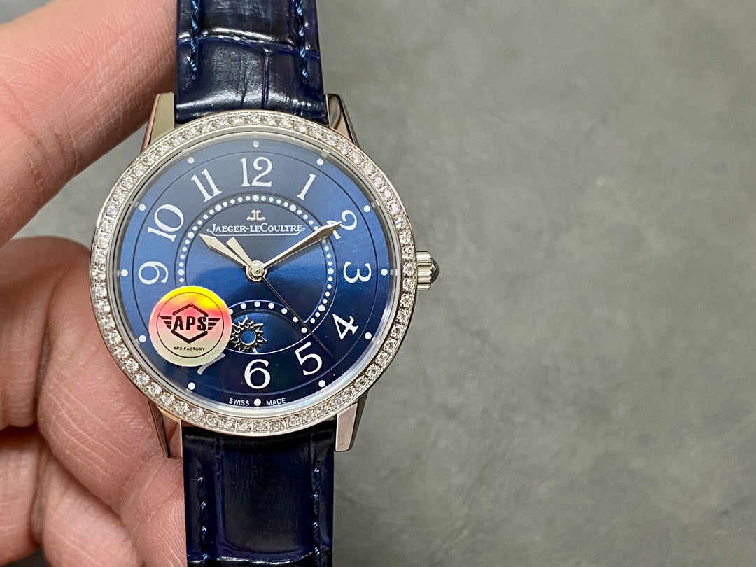 Jaeger-LeCoultre Rendez-Vous Night & Day – Esfera azul con diamantes — Jaeger-LeCoultre