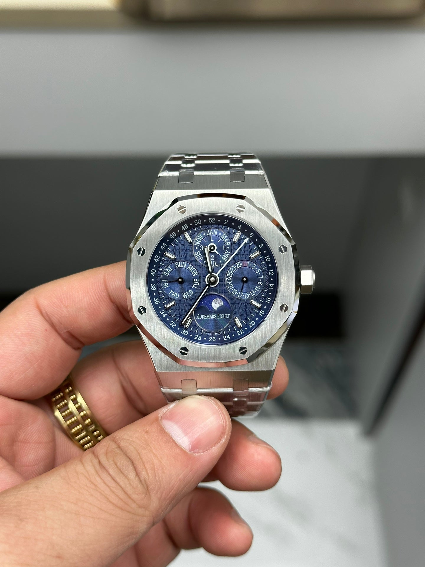 Audemars Piguet Royal Oak Perpetual Calendar (Blue Dial) — Audemars Piguet