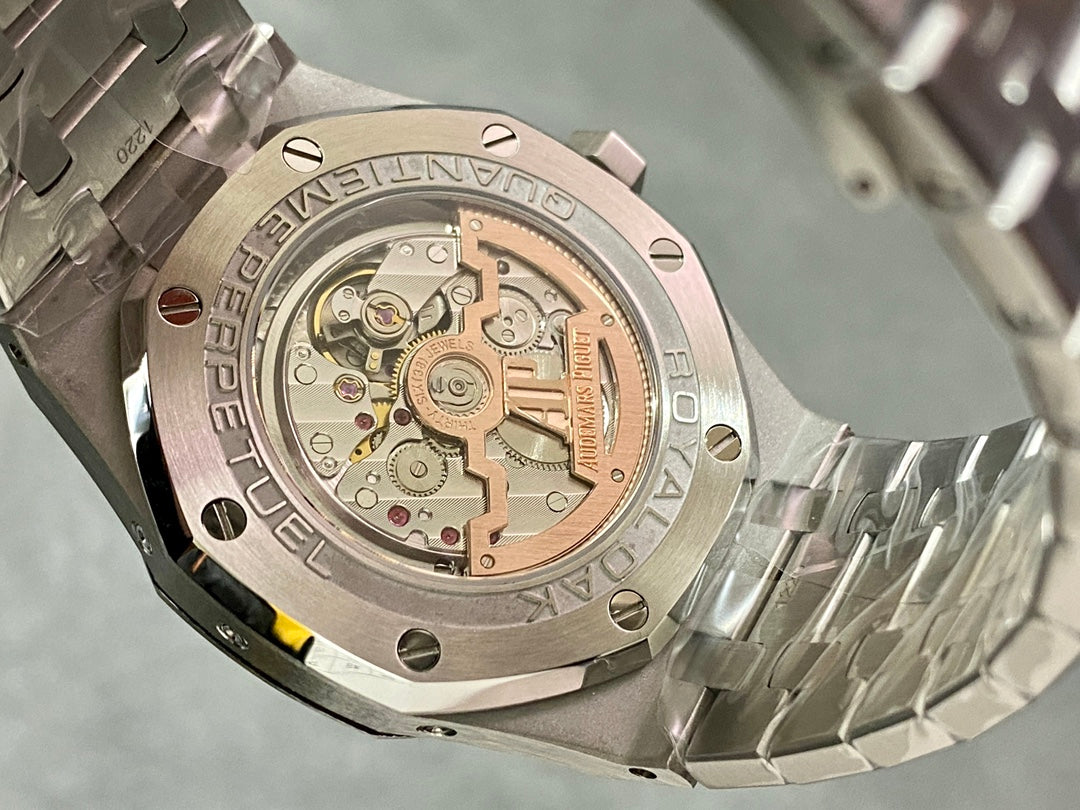 Audemars Piguet Royal Oak Perpetual Calendar “Salmon” en Acero — Audemars Piguet