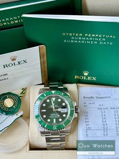 Rolex Submariner green — Rolex