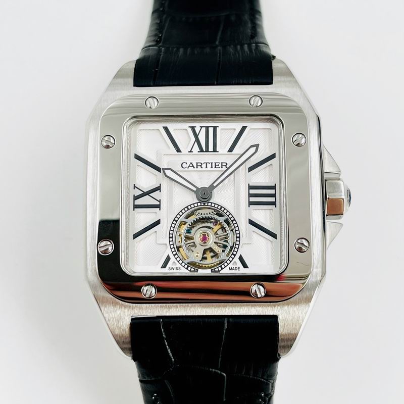 Cartier Santos Skeleton Tourbillon Ref W2020010 — Cartier