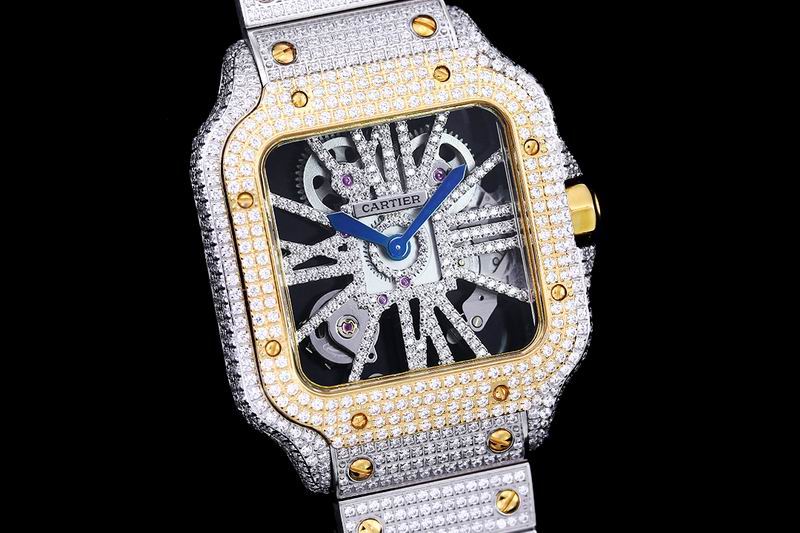 Cartier Santos de Cartier Skeleton Ref WHSA0015 — Cartier
